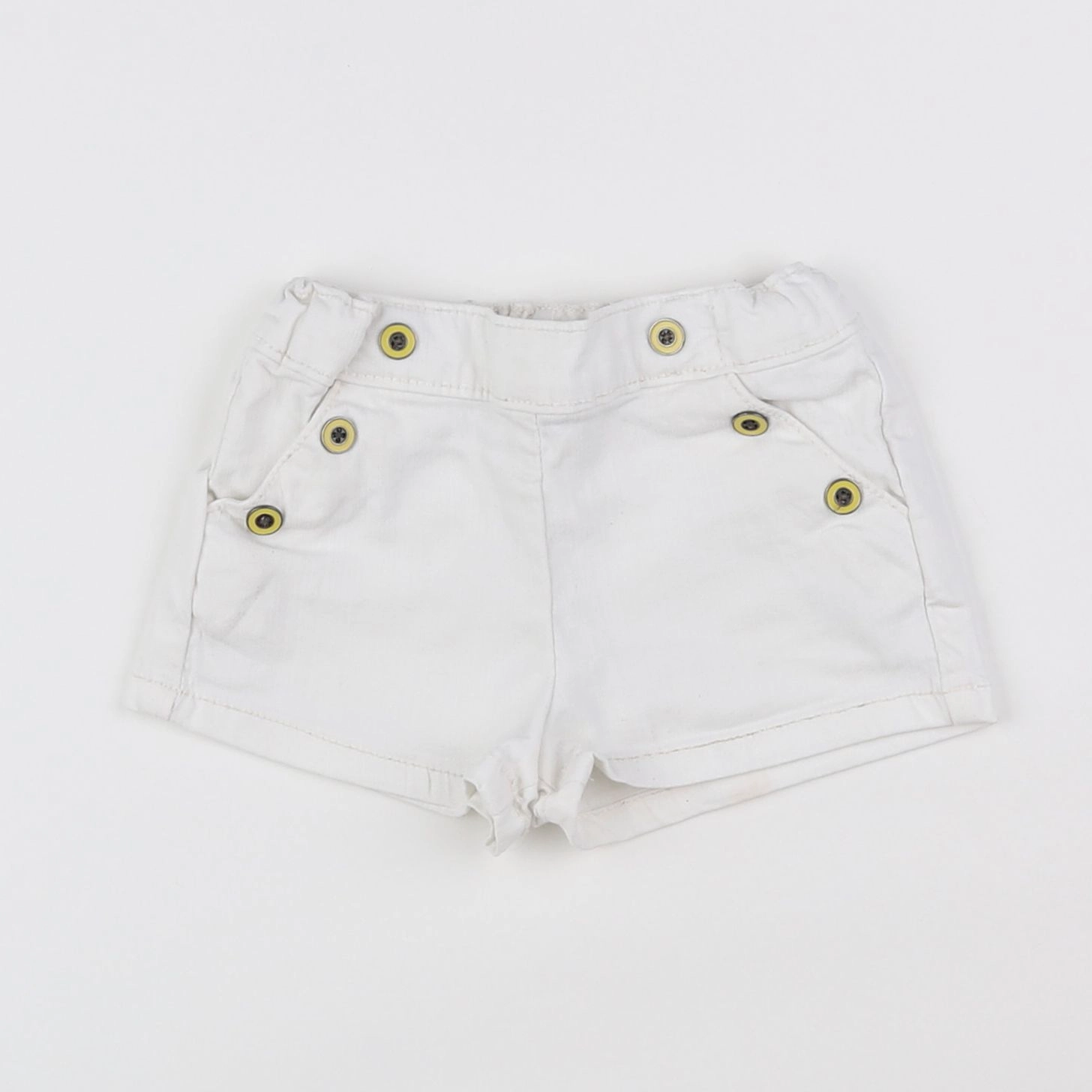 Tape à l'oeil - short blanc - 12 mois