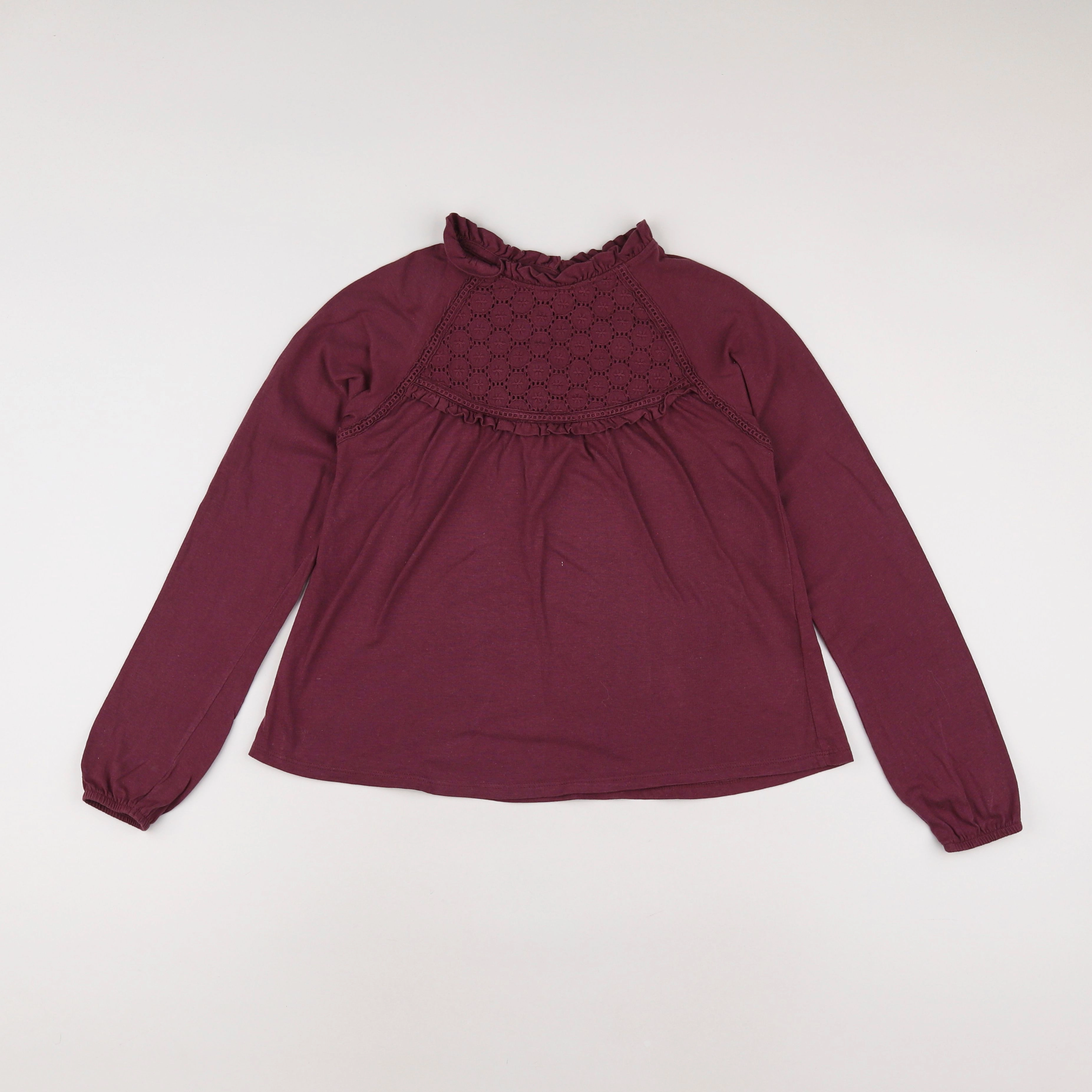 Vertbaudet - tee-shirt violet - 10 ans