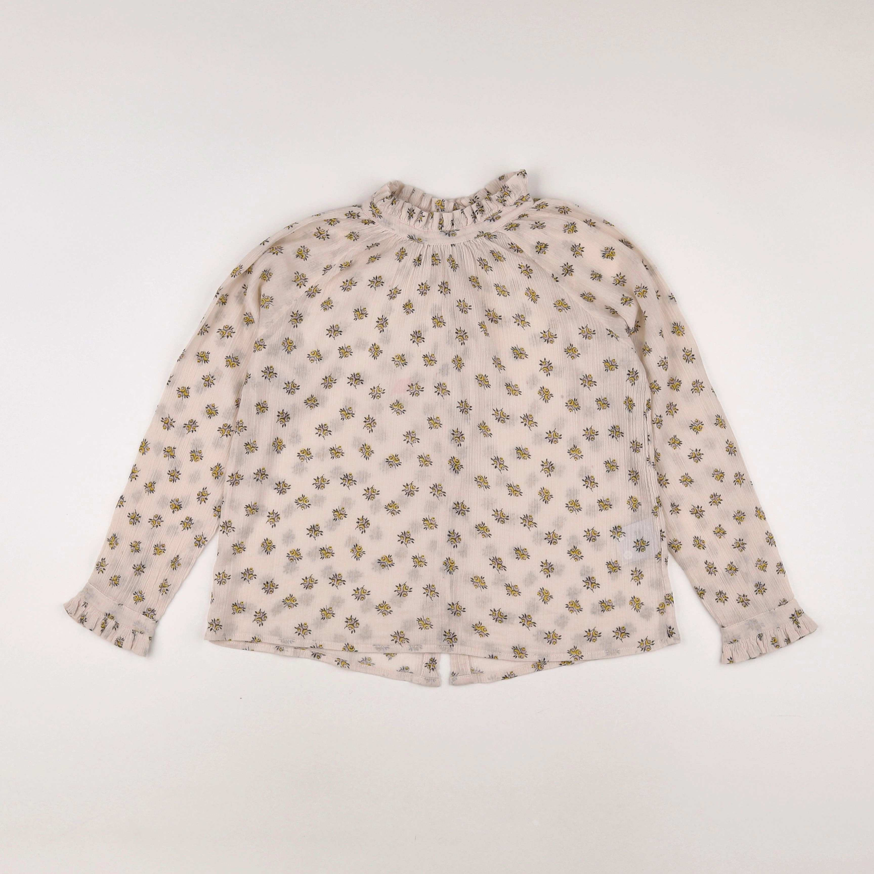 Emile et Ida - blouse beige - 8 ans