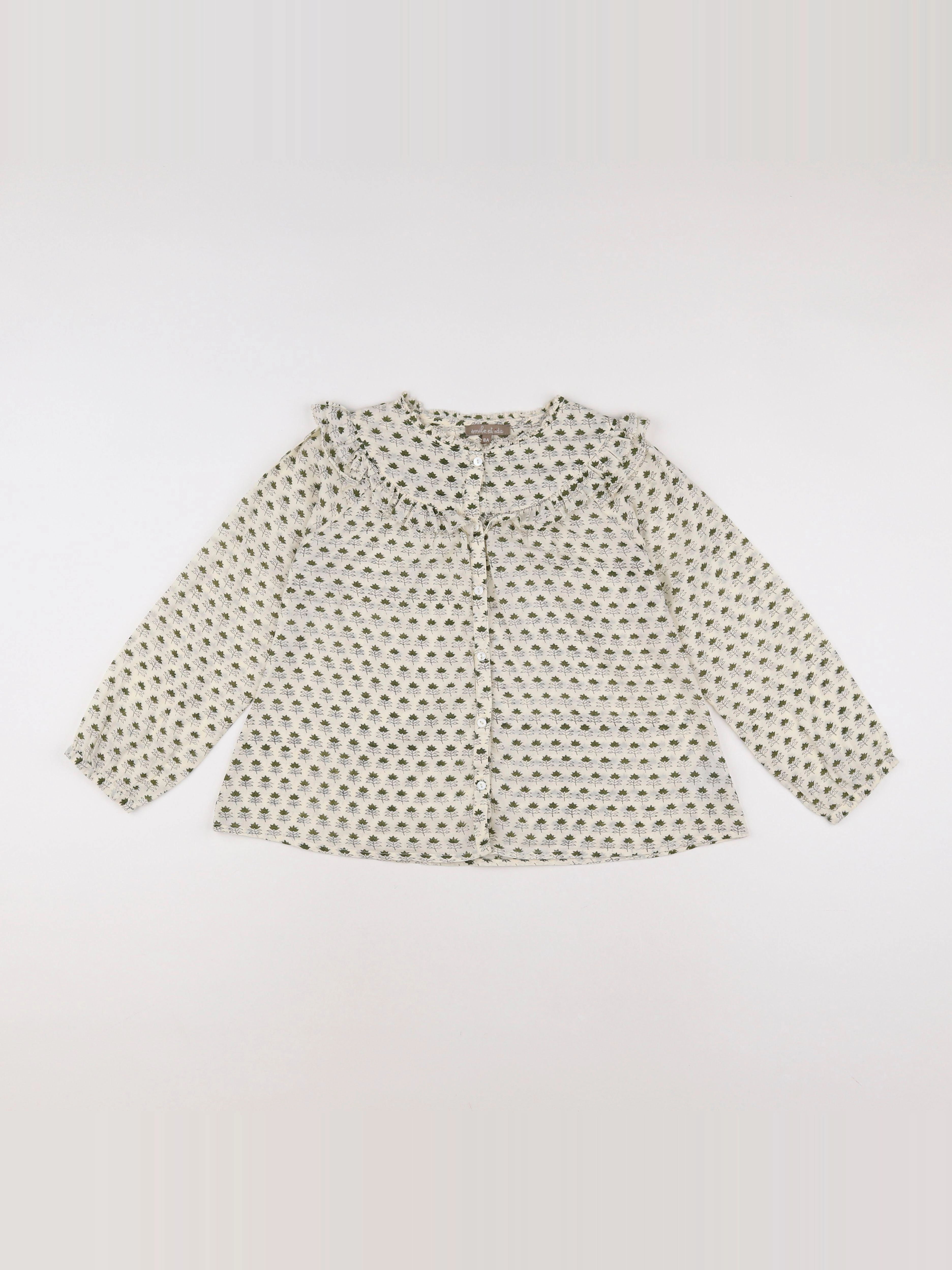 Emile et Ida - blouse beige - 8 ans