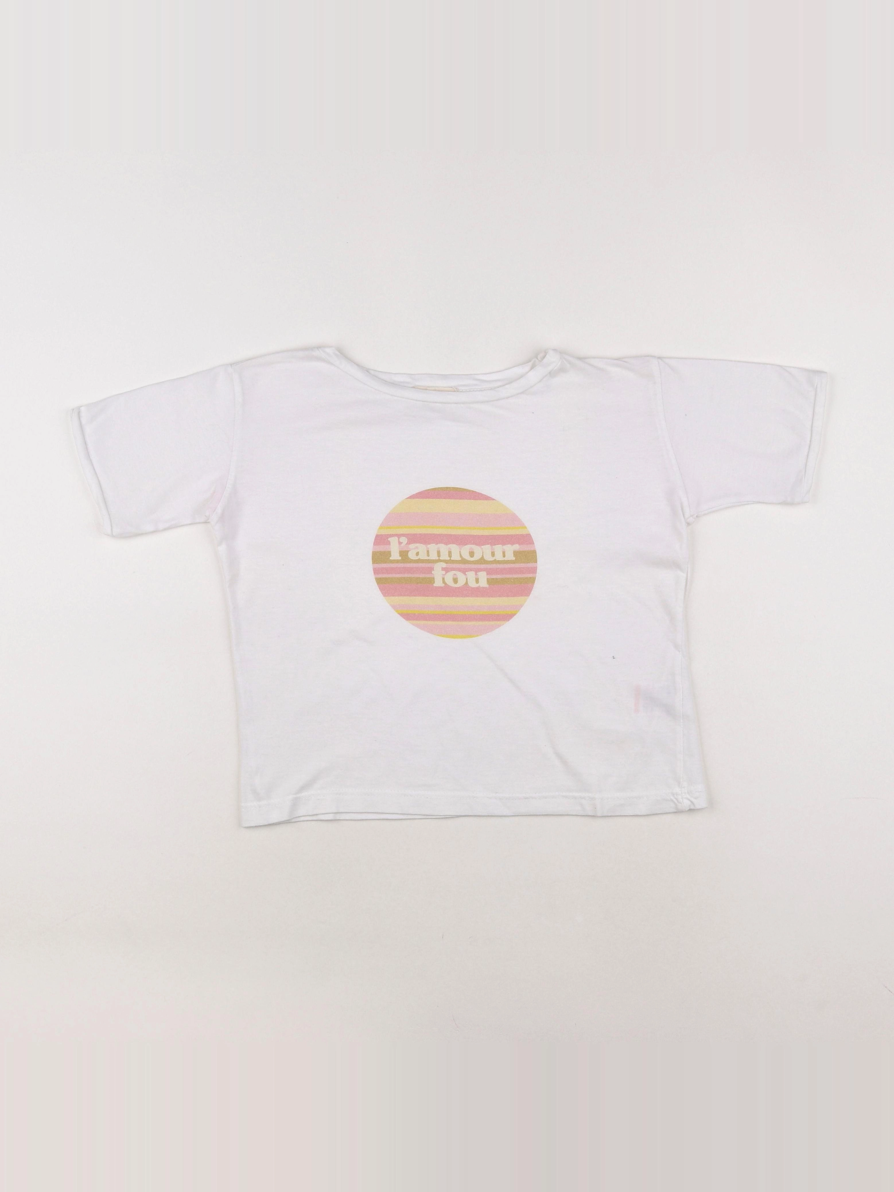 We are kids - tee-shirt beige - 6/7 ans