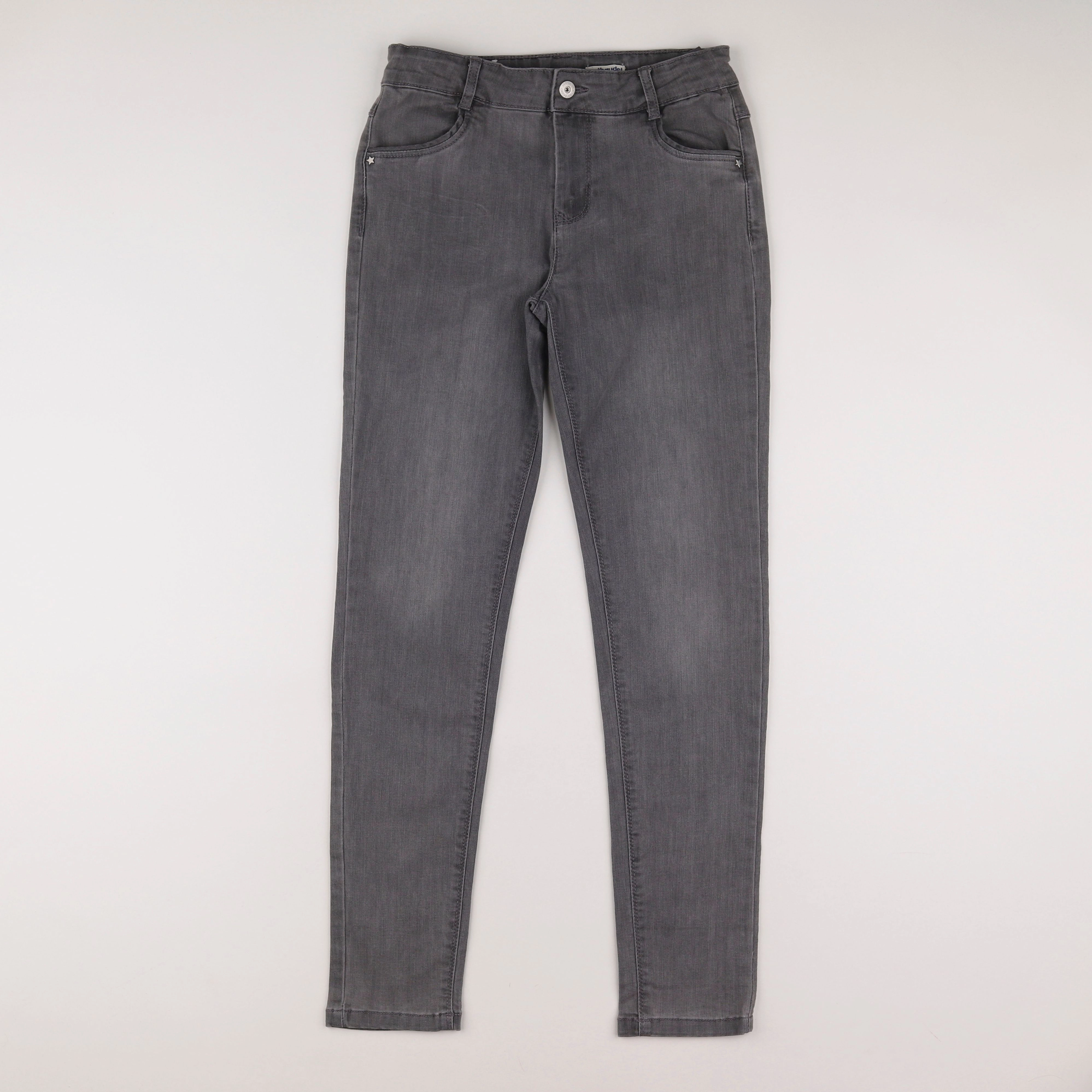 Vertbaudet - jean gris - 12 ans