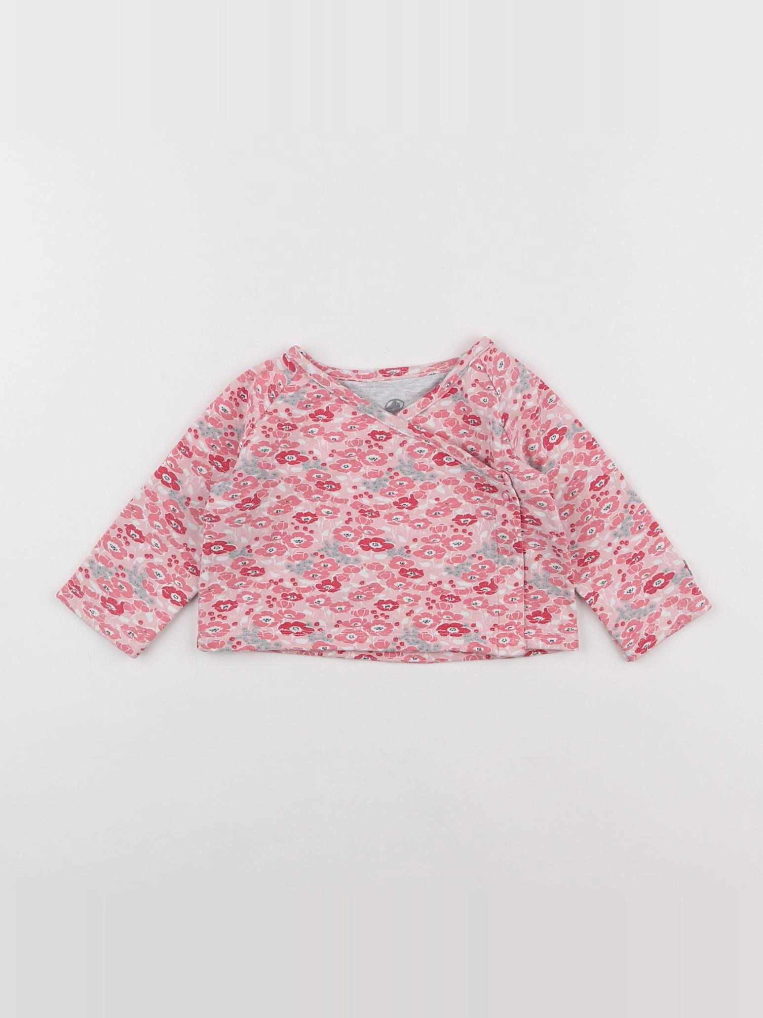 Petit Bateau - sweat rose - 12 mois