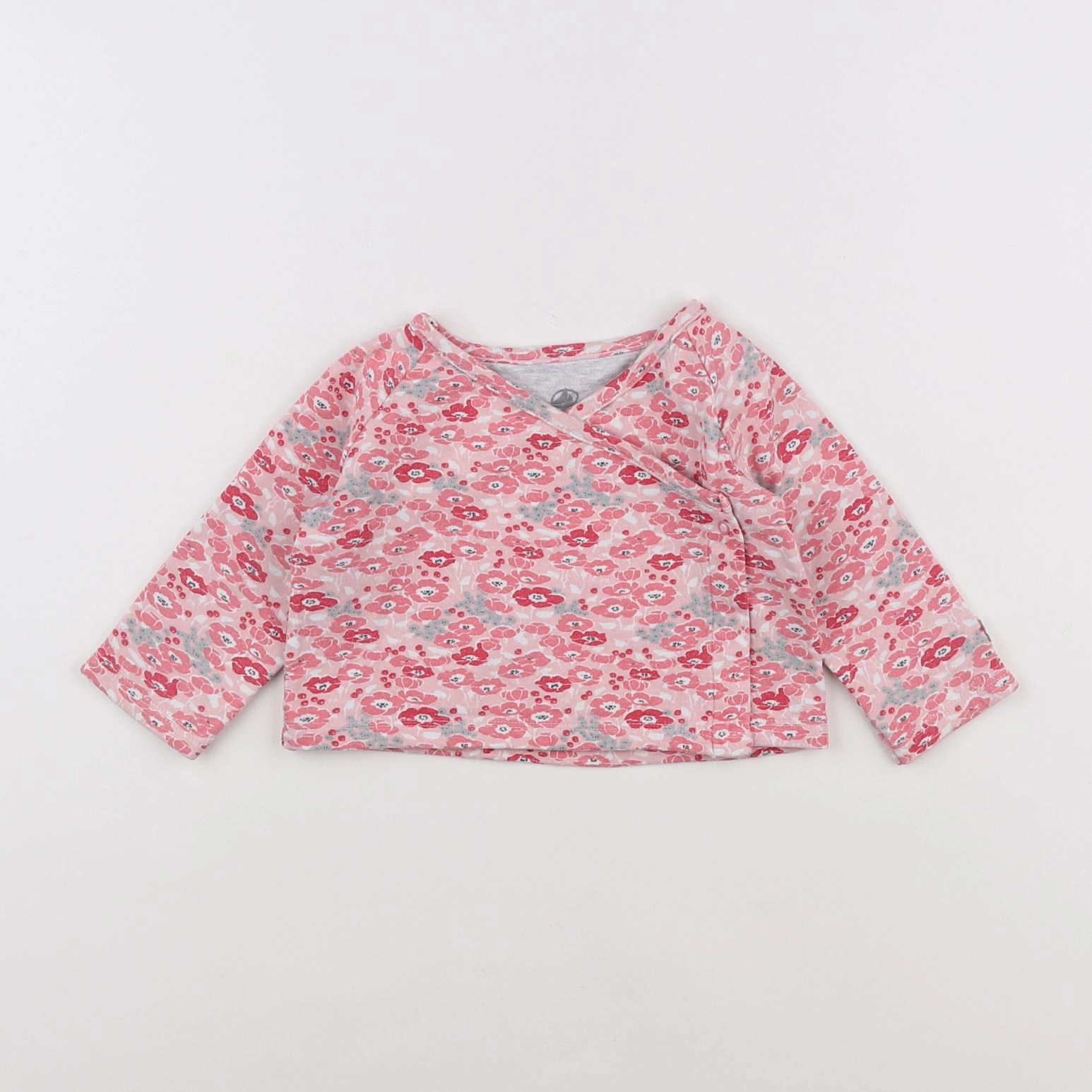 Petit Bateau - sweat rose - 12 mois