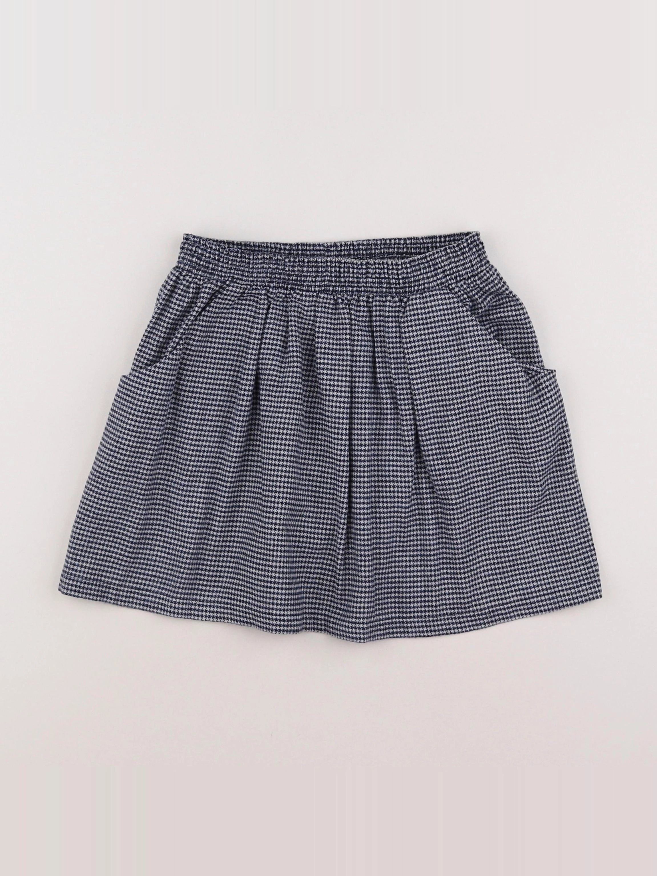 Emile et Ida - jupe bleu, beige - 8 ans