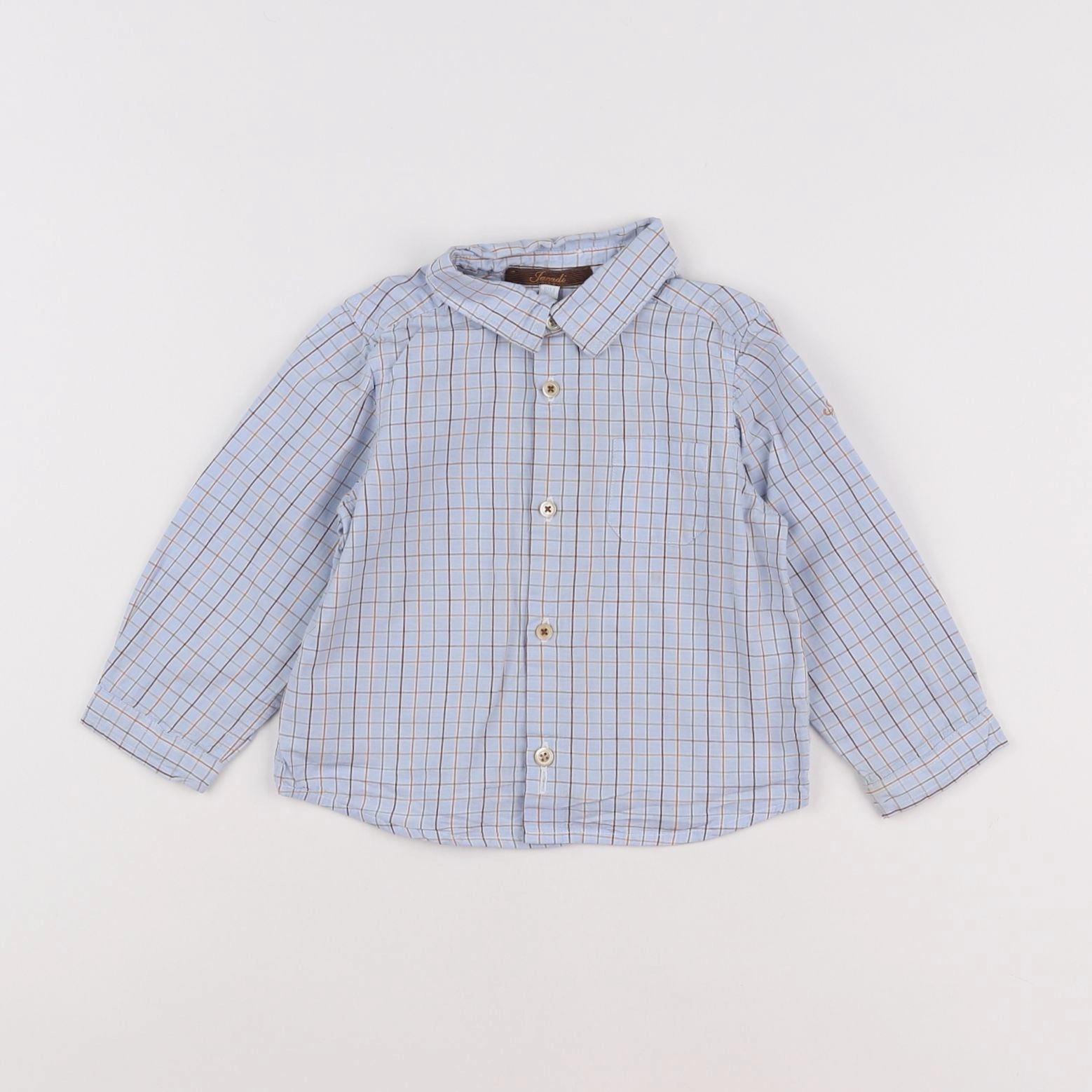 Jacadi - chemise bleu - 18 mois