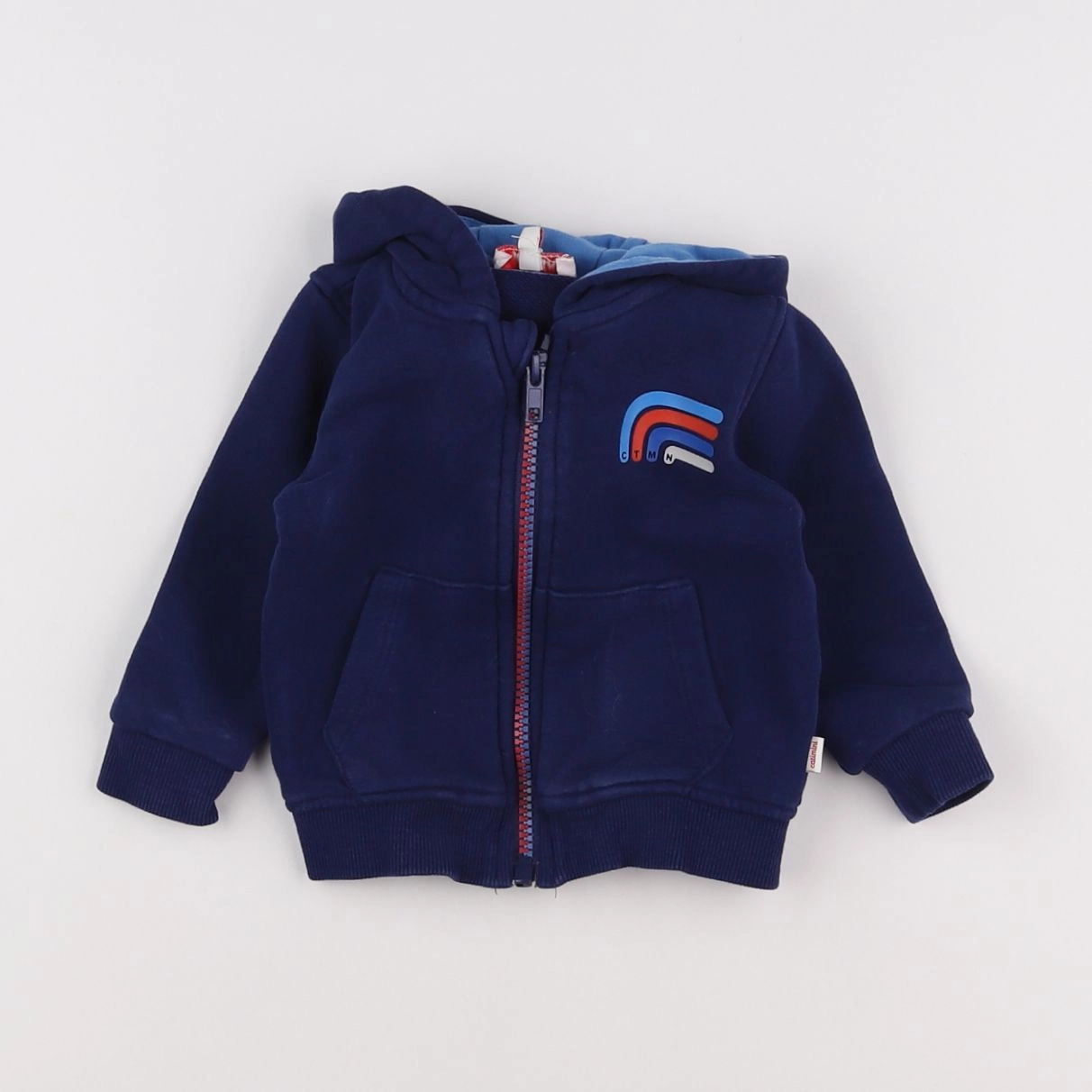 Catimini - sweat bleu - 6 mois