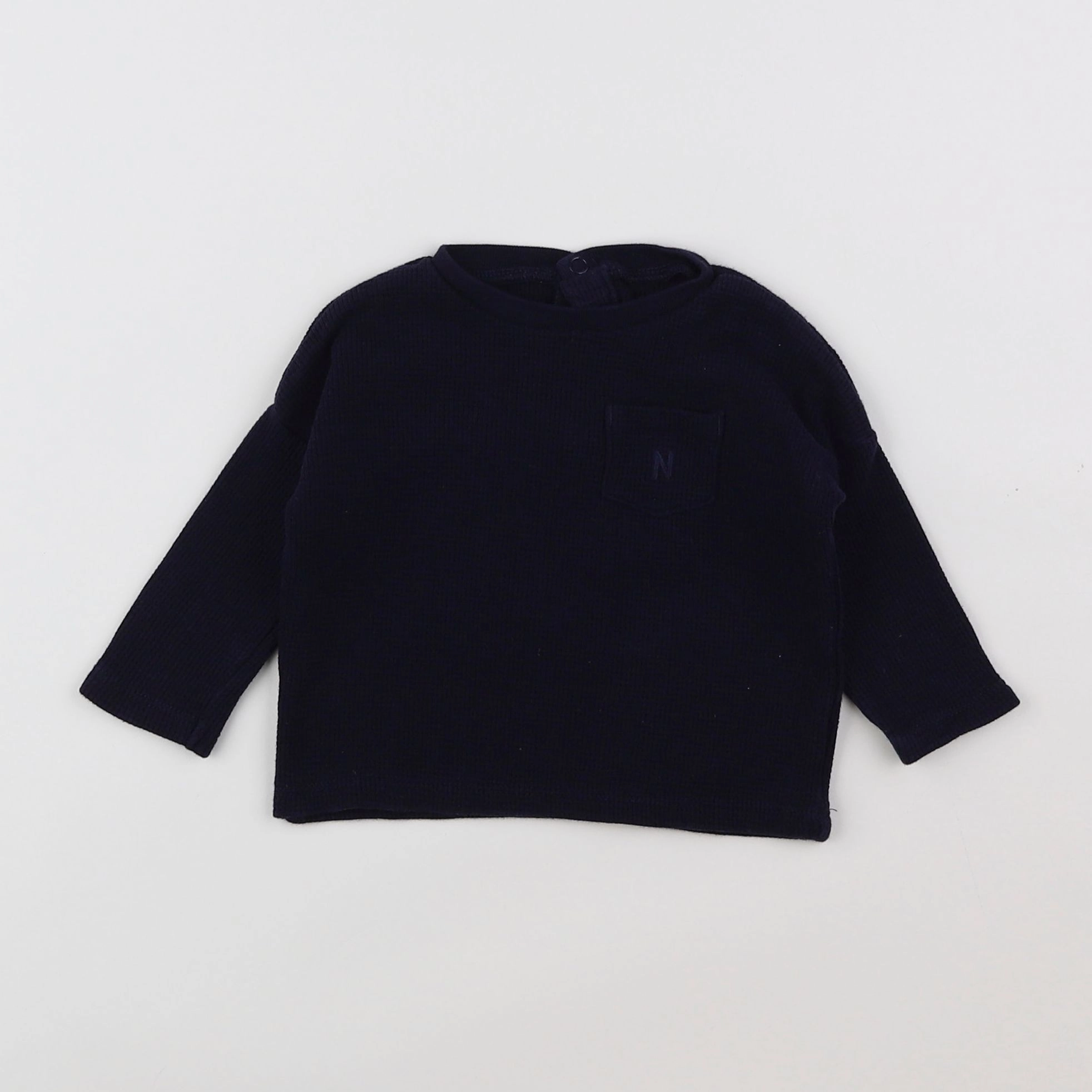 Natalys - tee-shirt bleu - 6 mois