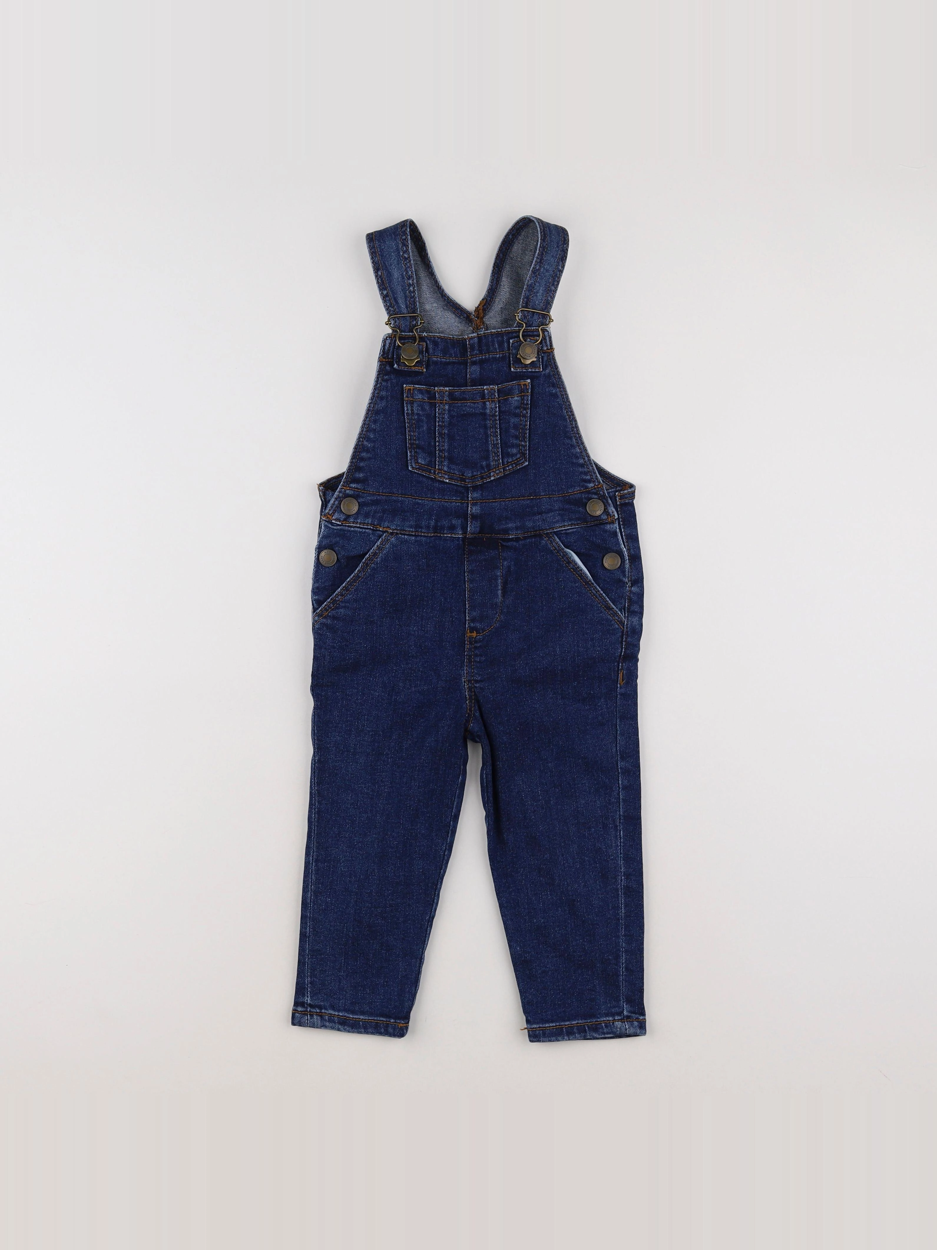 Mango - salopette bleu - 12/18 mois