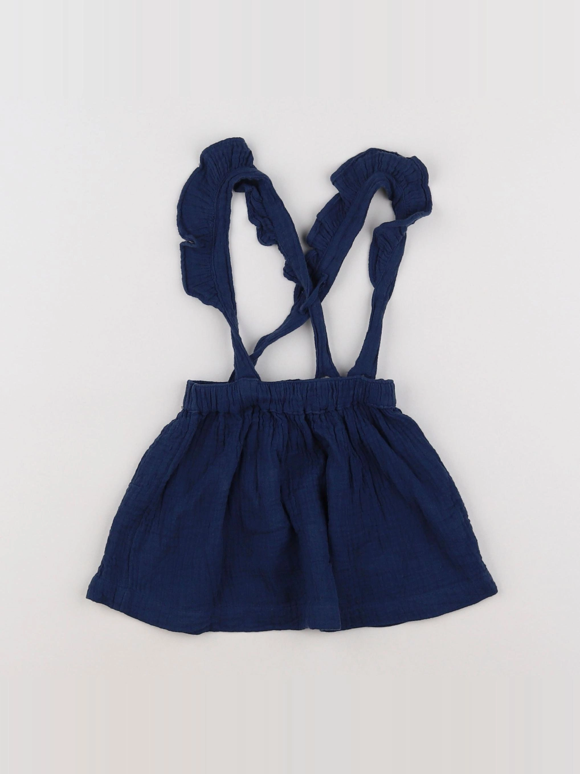 Vertbaudet - robe bleu - 12 mois