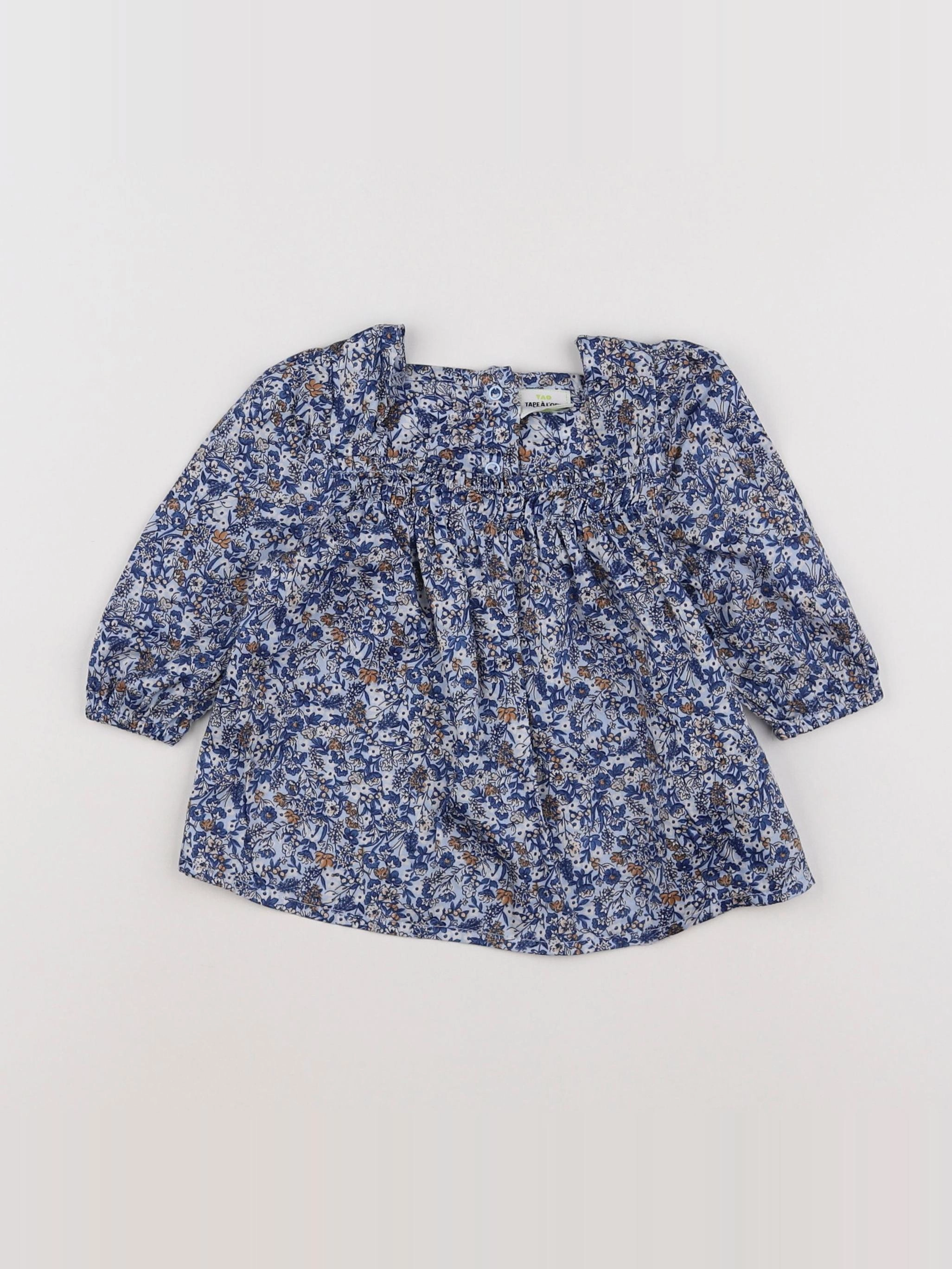 Tape à l'oeil - robe bleu - 6 mois