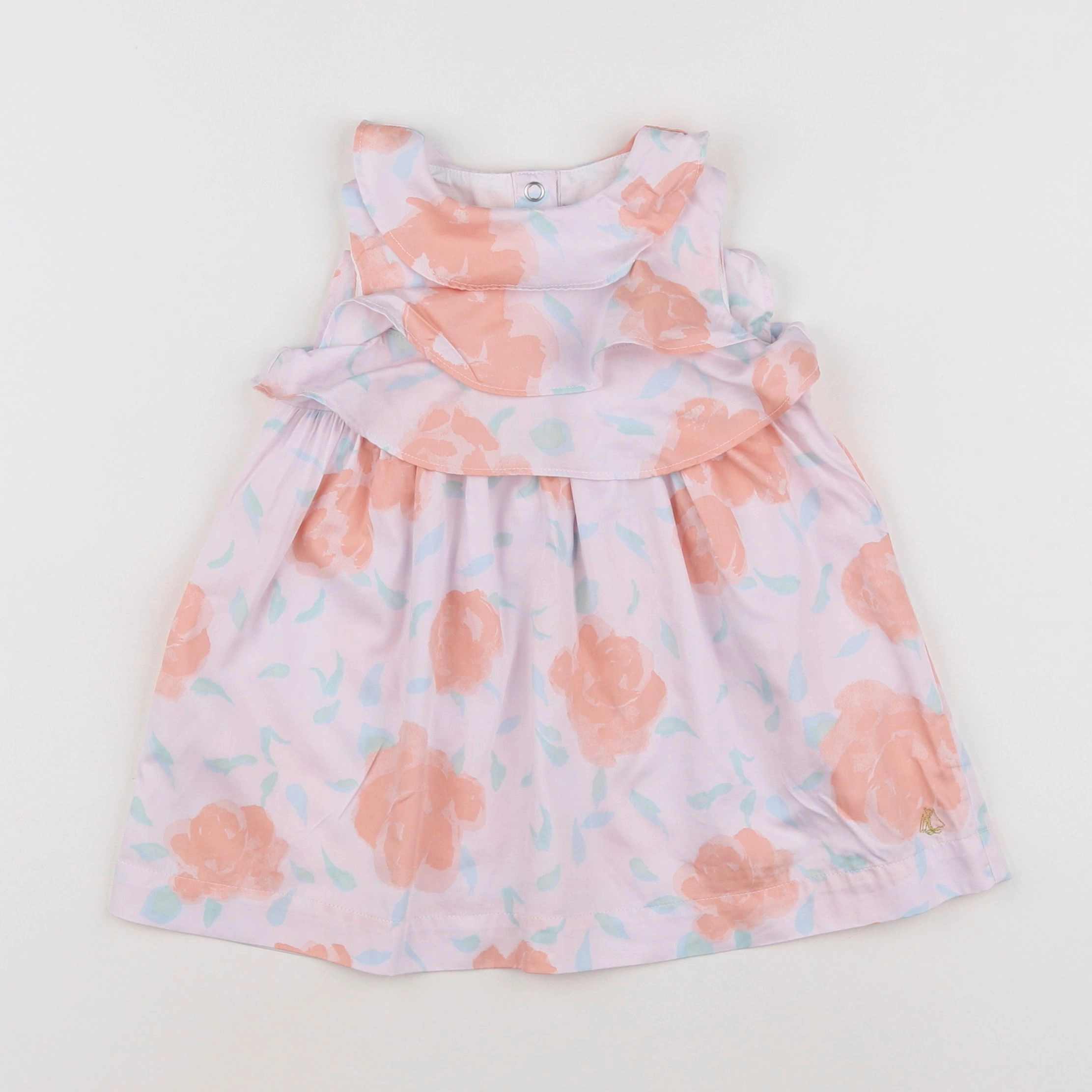 Petit Bateau - robe multicolore - 12 mois
