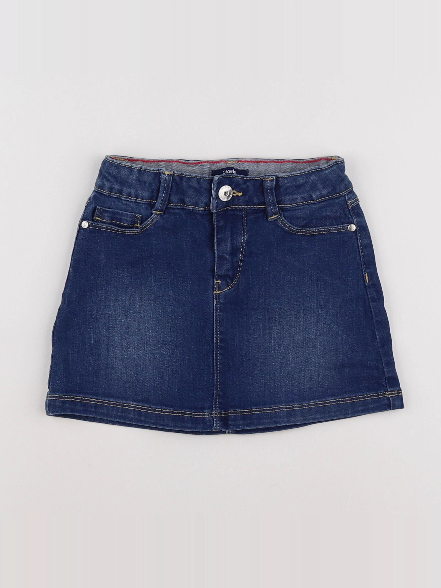 Okaidi - jupe bleu - 4 ans