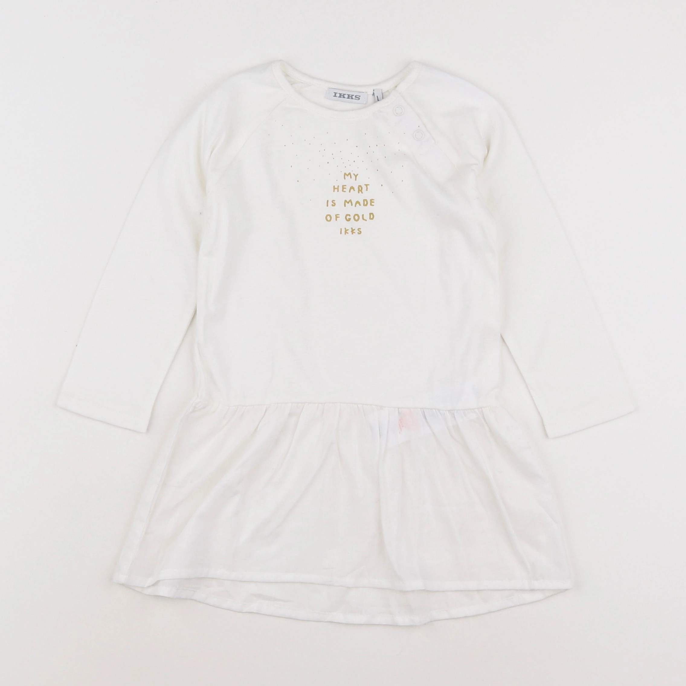 IKKS - robe blanc - 18 mois