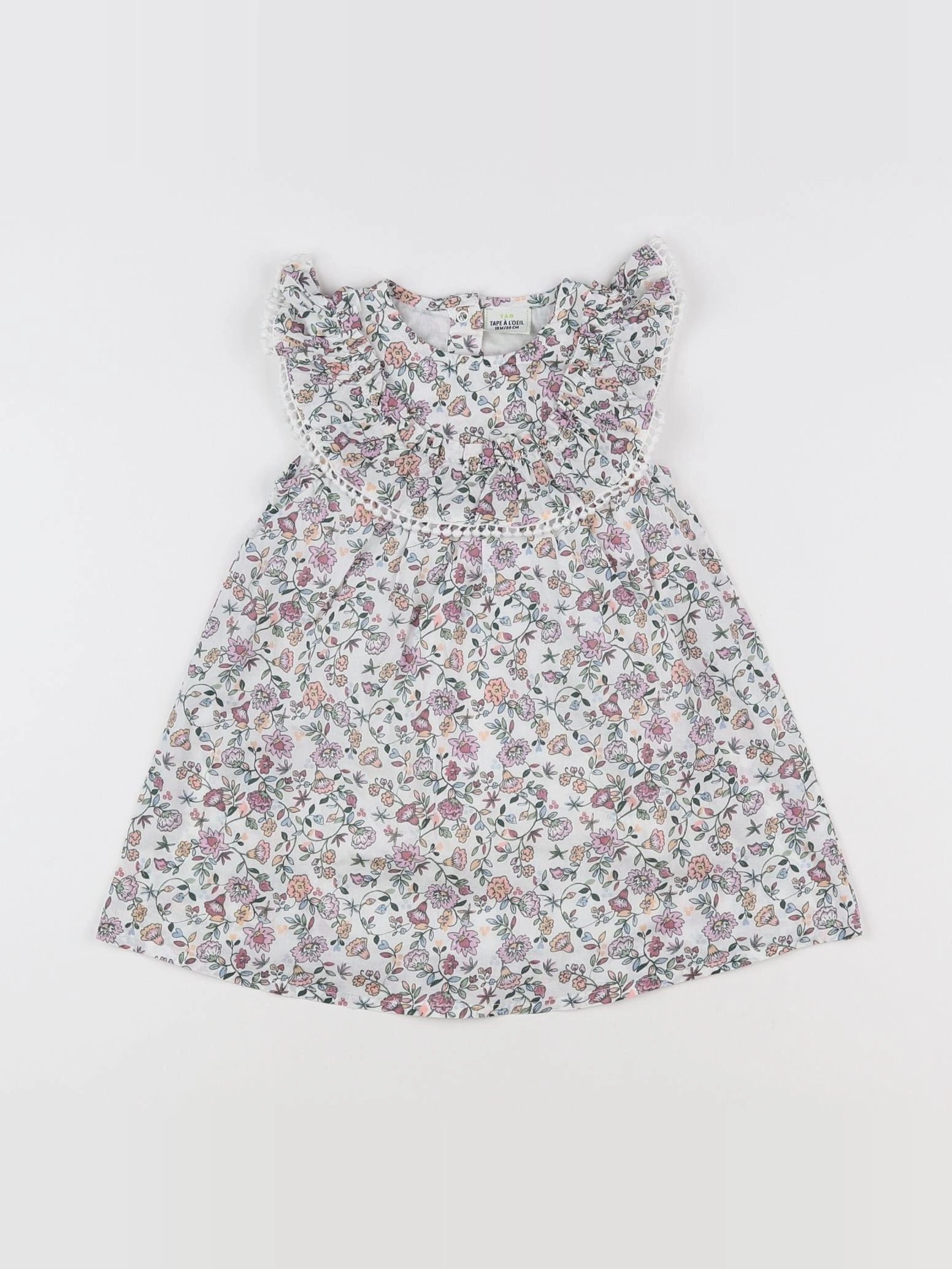 Tape à l'oeil - robe multicolore - 18 mois