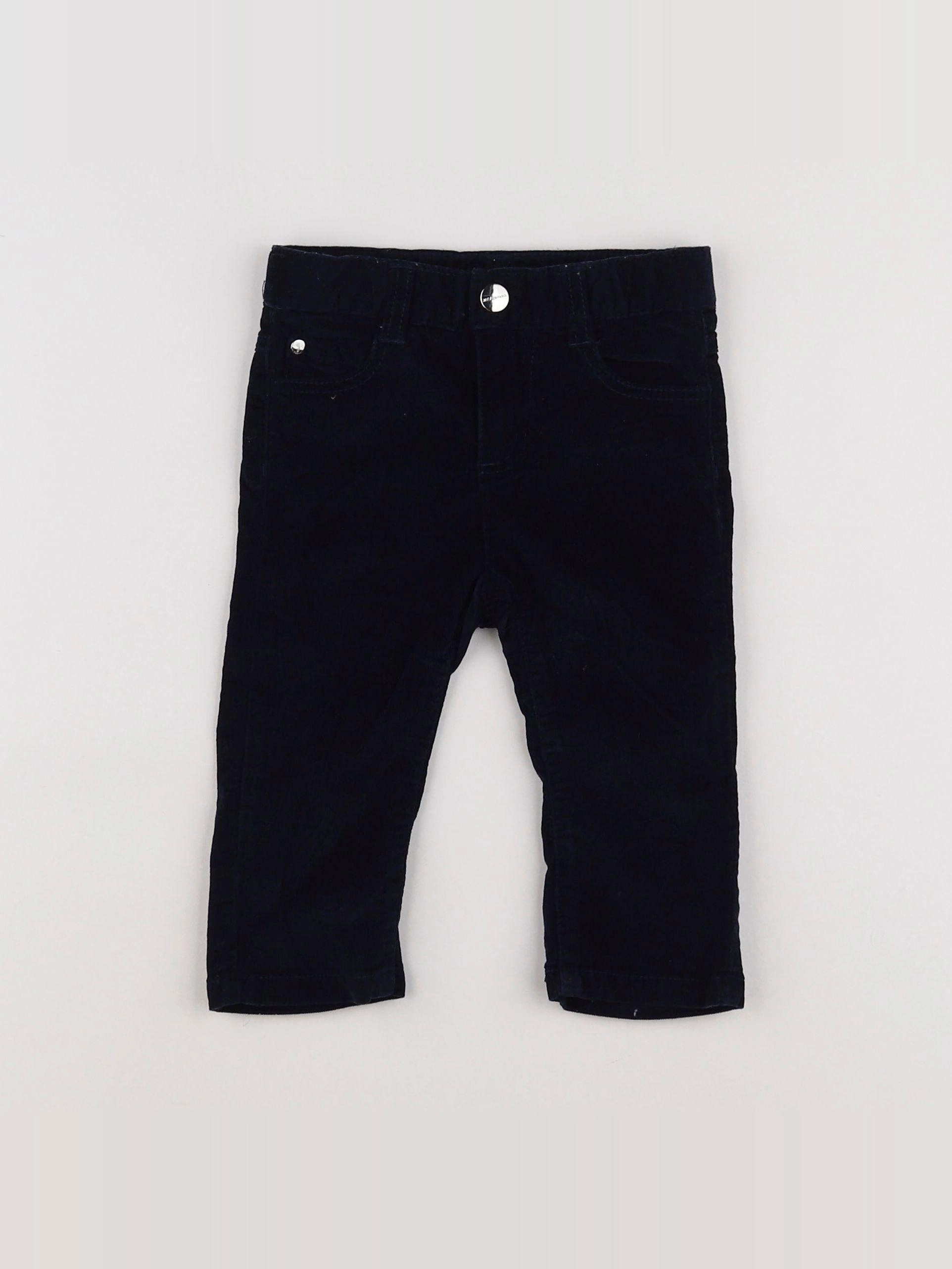 Jacadi - pantalon bleu - 12 mois
