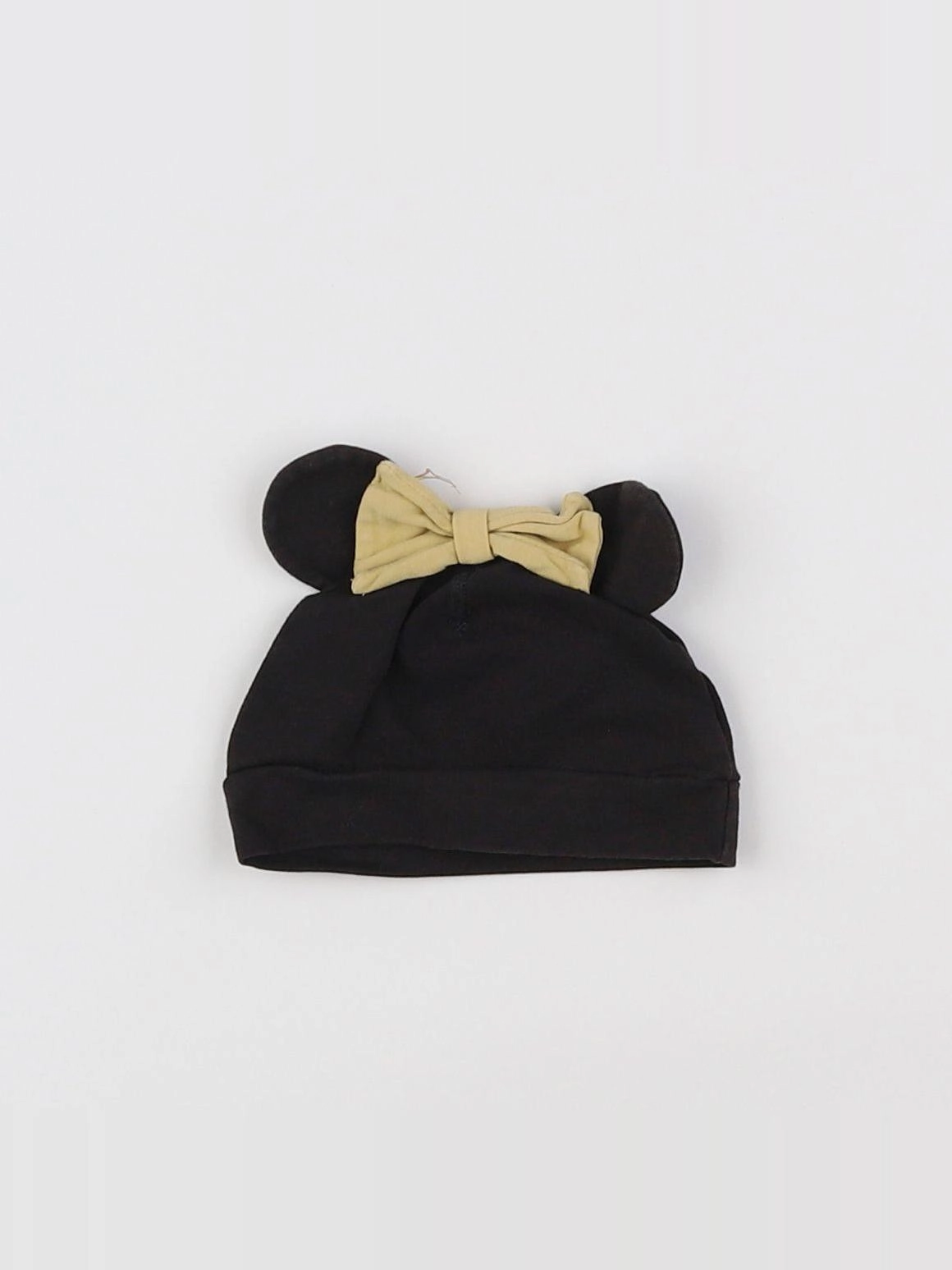 H&M - bonnet noir - 2/4 mois