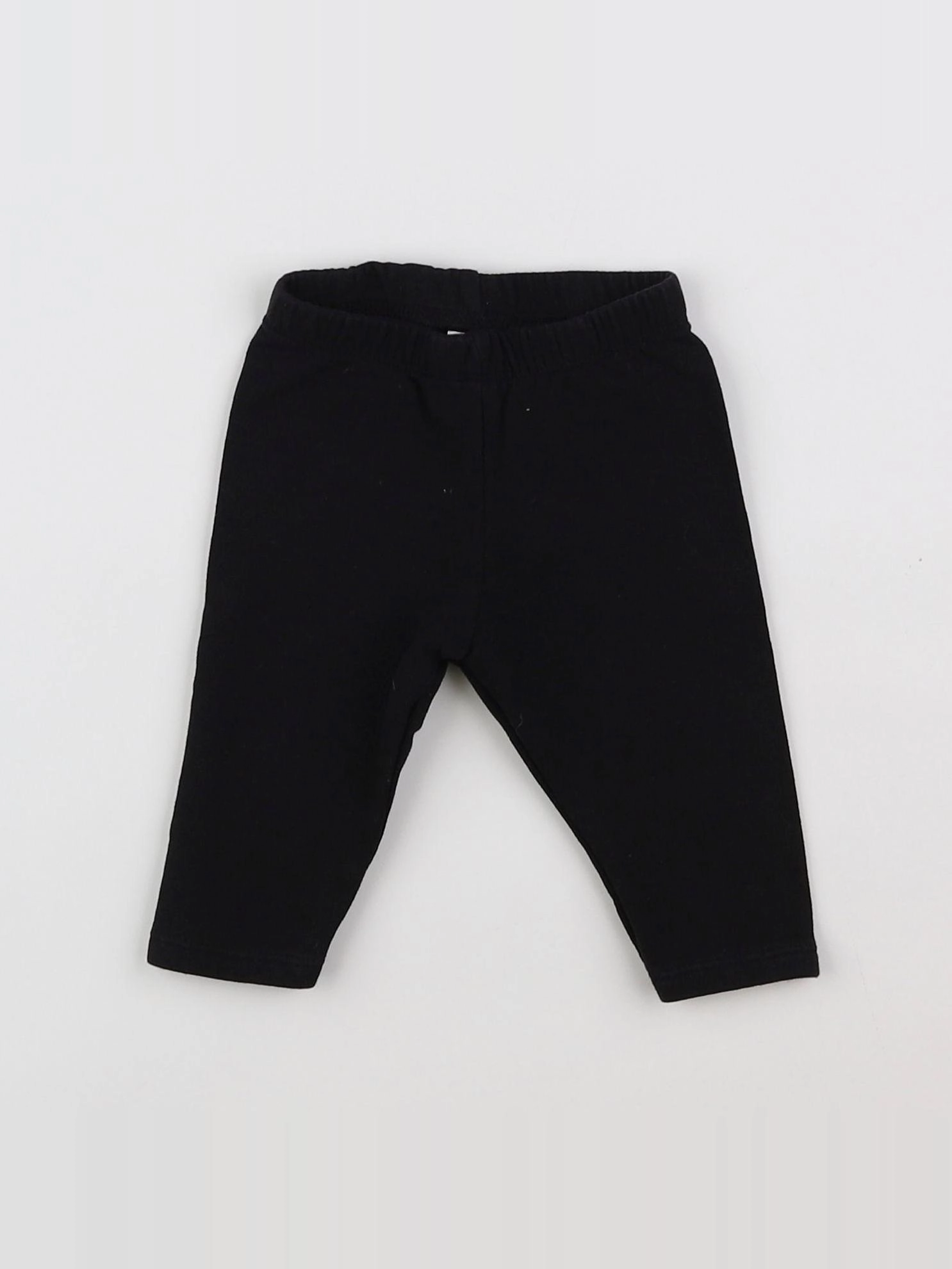 H&M - legging noir - 2/4 mois