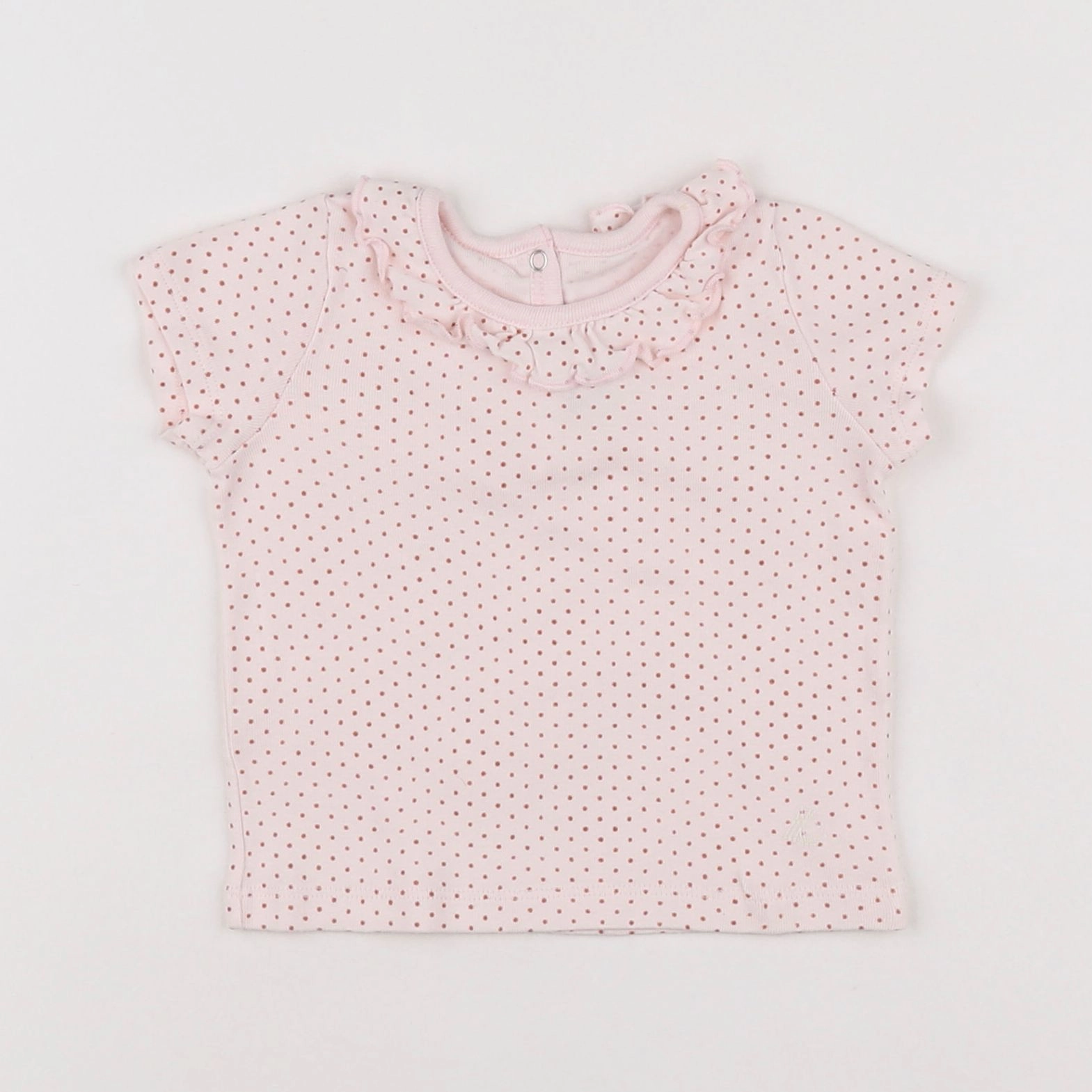 Petit Bateau - tee-shirt rose - 6 mois