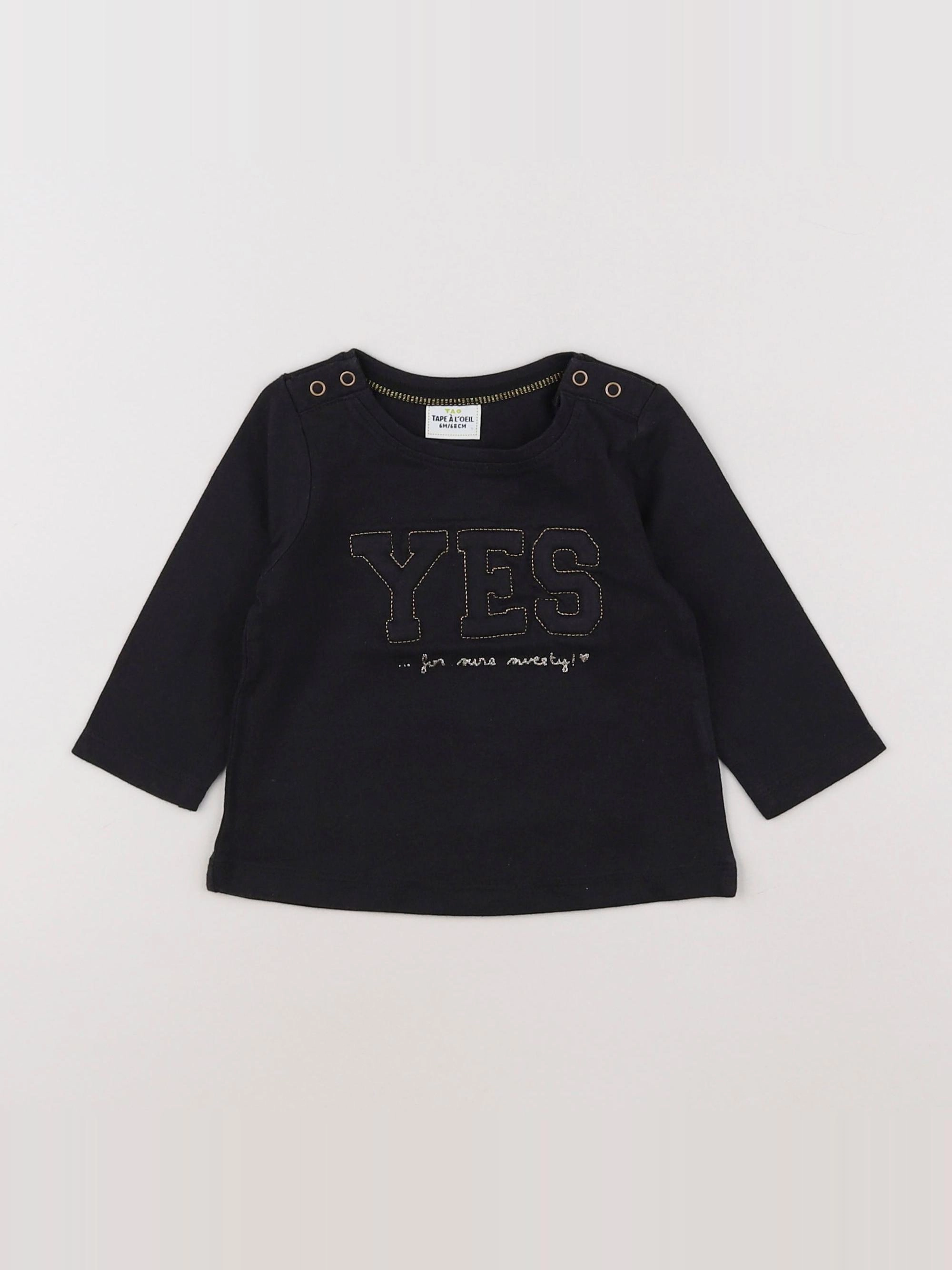 Tape à l'oeil - tee-shirt marron, or - 6 mois