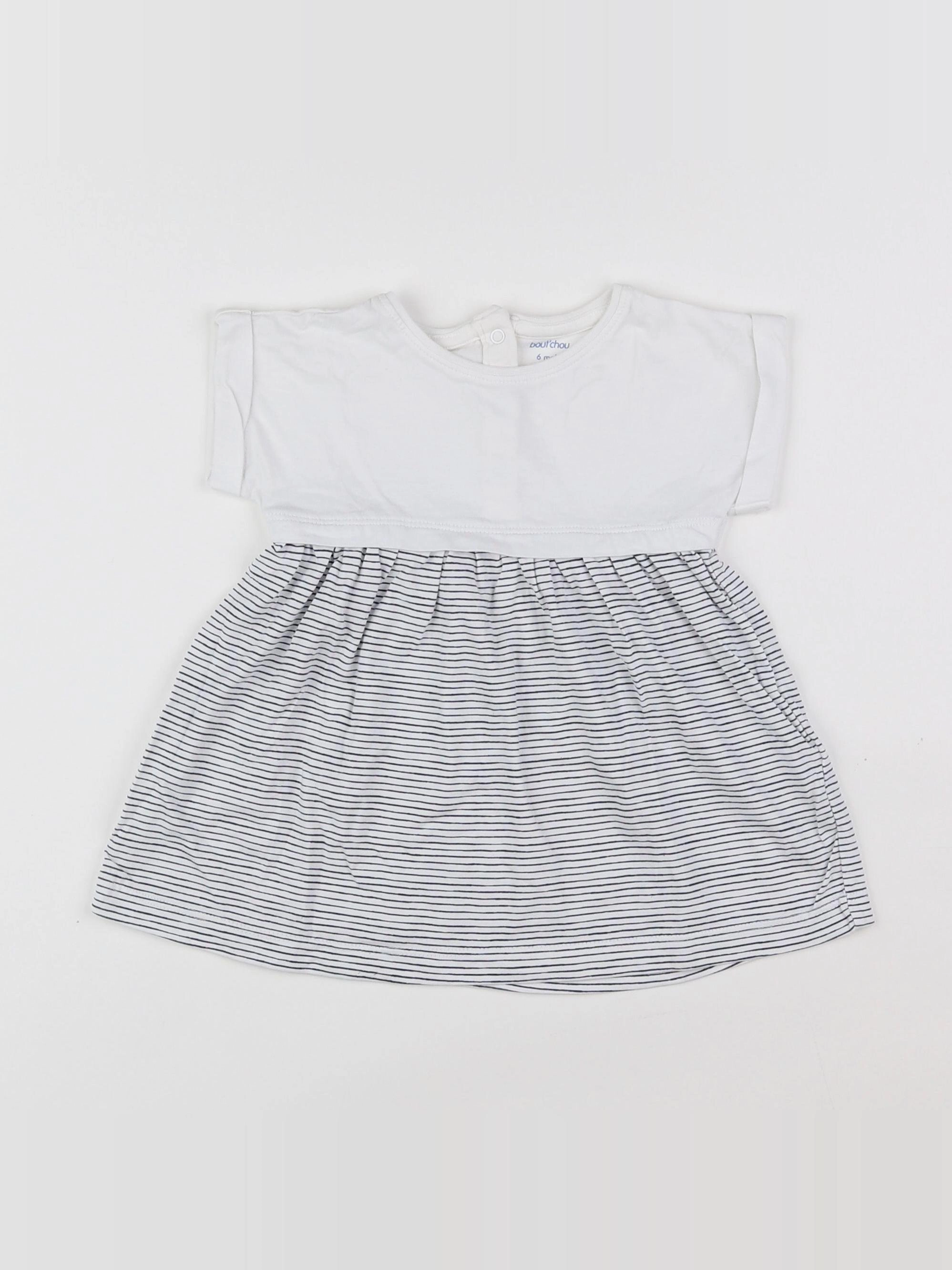 Boutchou - robe bleu - 6 mois