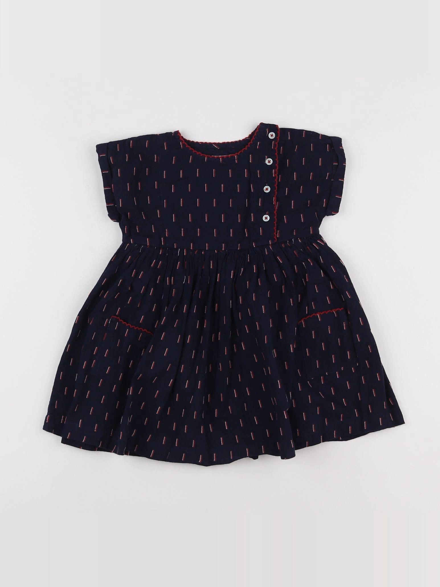 Boutchou - robe bleu - 18 mois