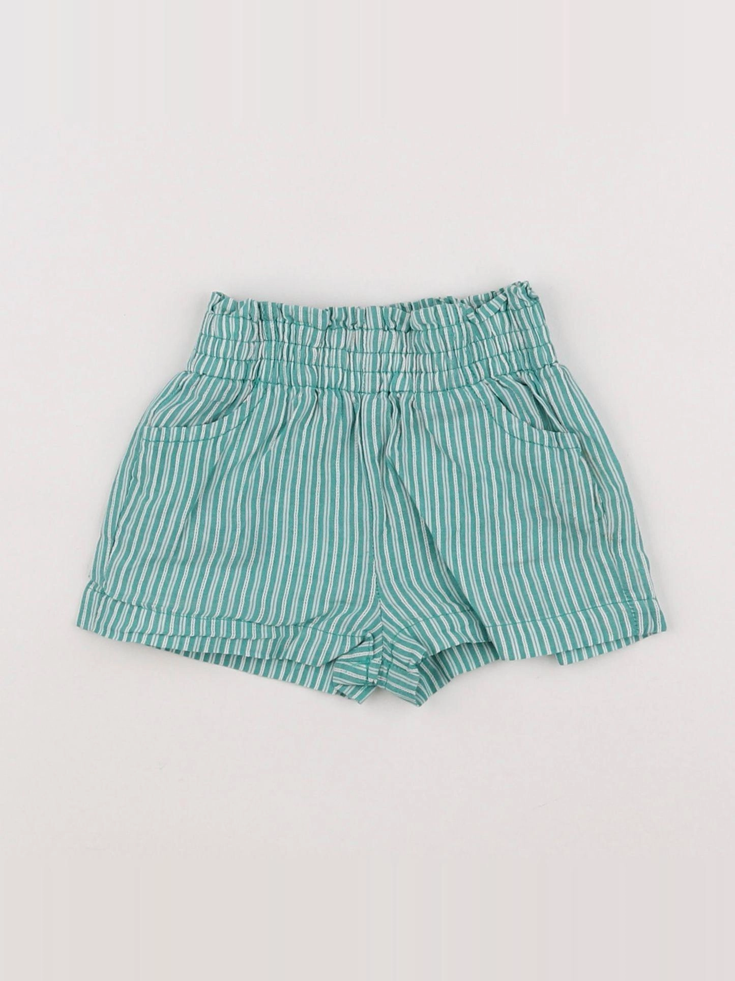 Tape à l'oeil - short blanc, vert - 6 mois