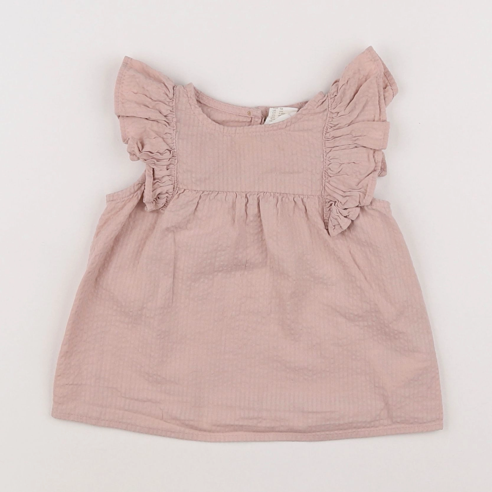 H&M - robe rose - 6 mois