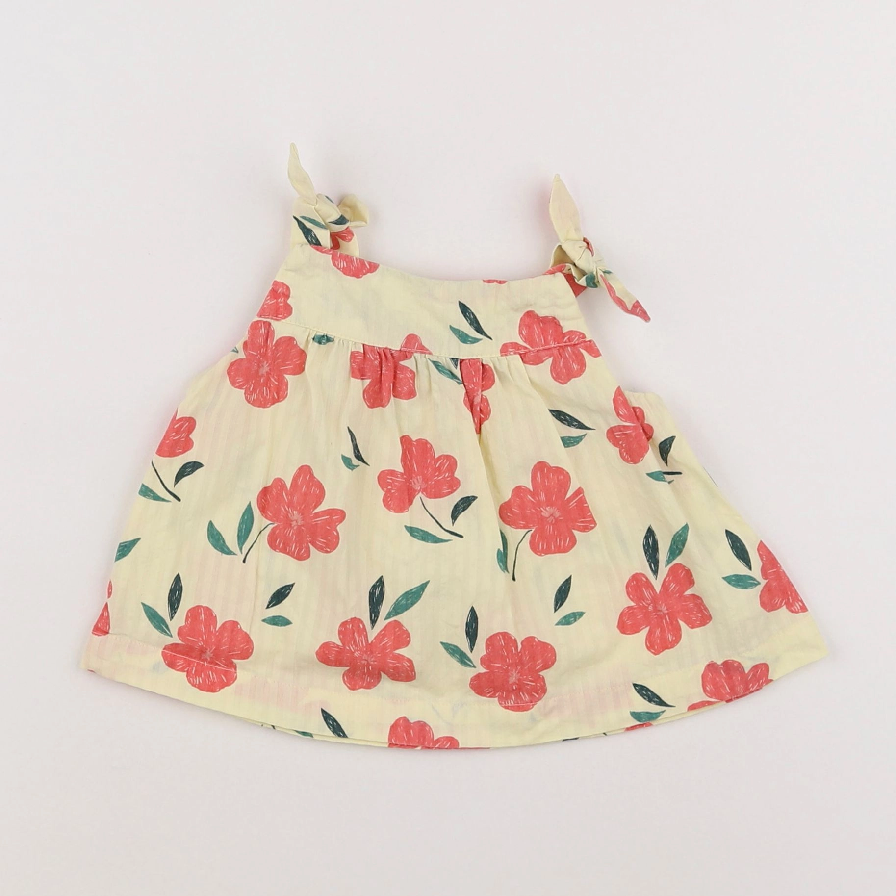 Tape à l'oeil - blouse coton rose, jaune - 6 mois
