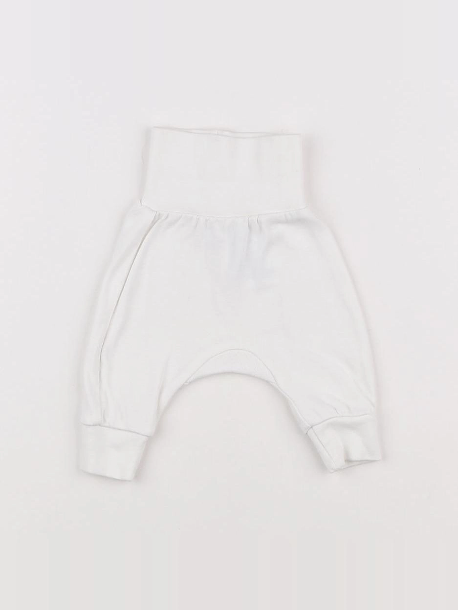 H&M - legging blanc - 0/1 mois