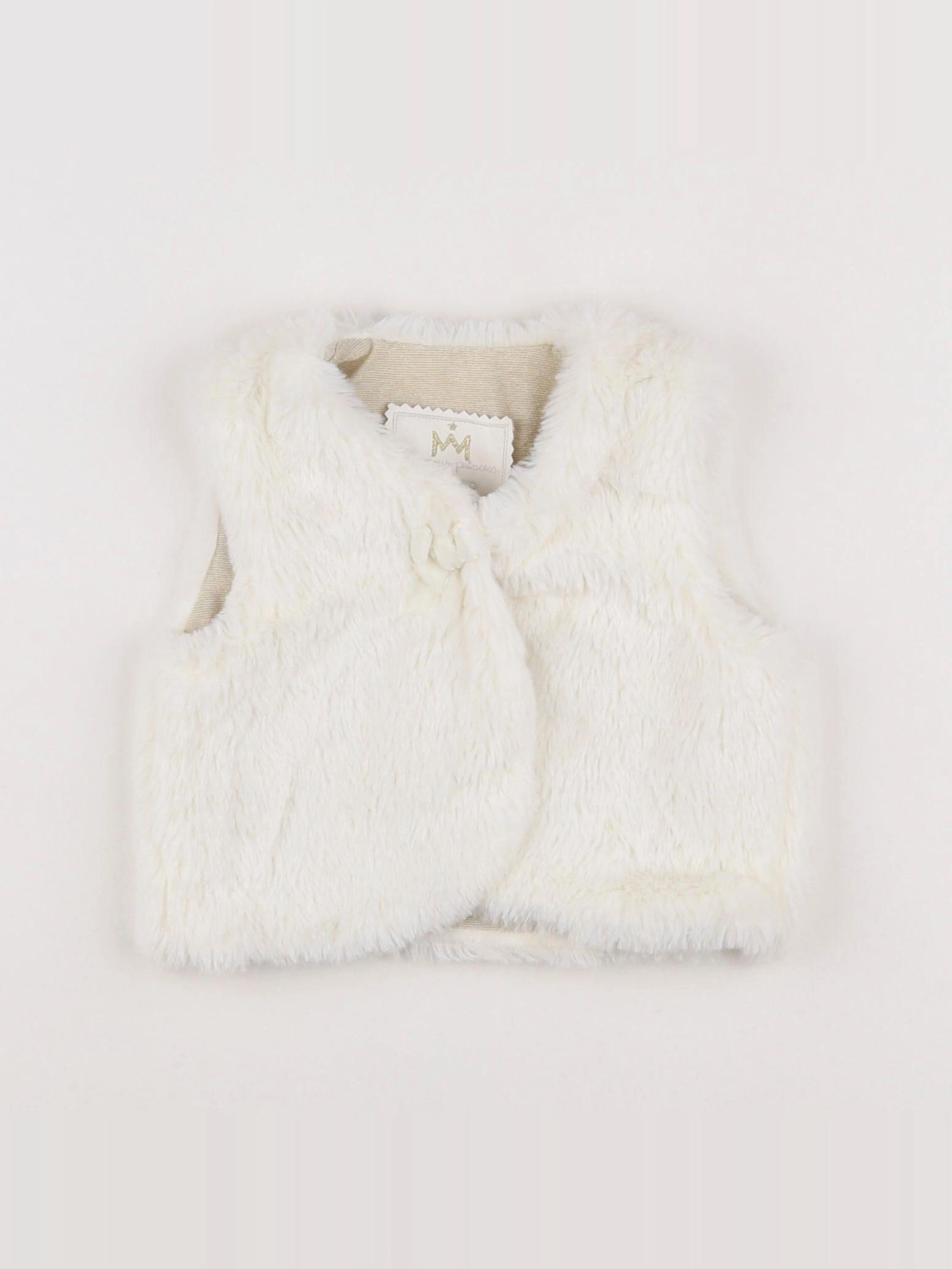 Gymp - gilet blanc - 9 mois