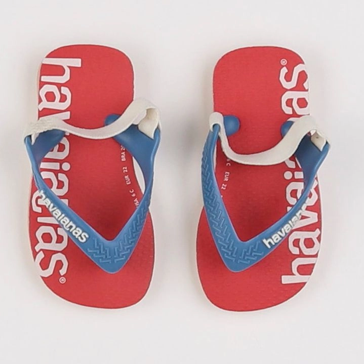 Havaianas - tongs bleu, rouge - pointure 20