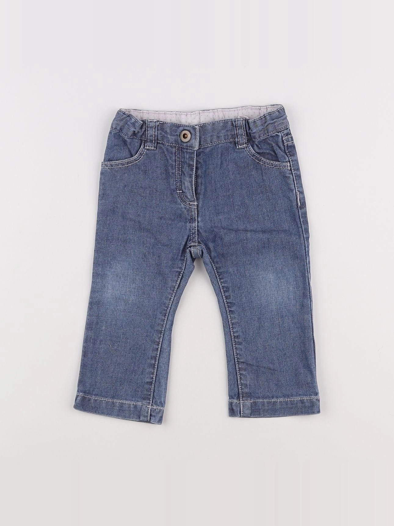 Jacadi - jean bleu - 12 mois