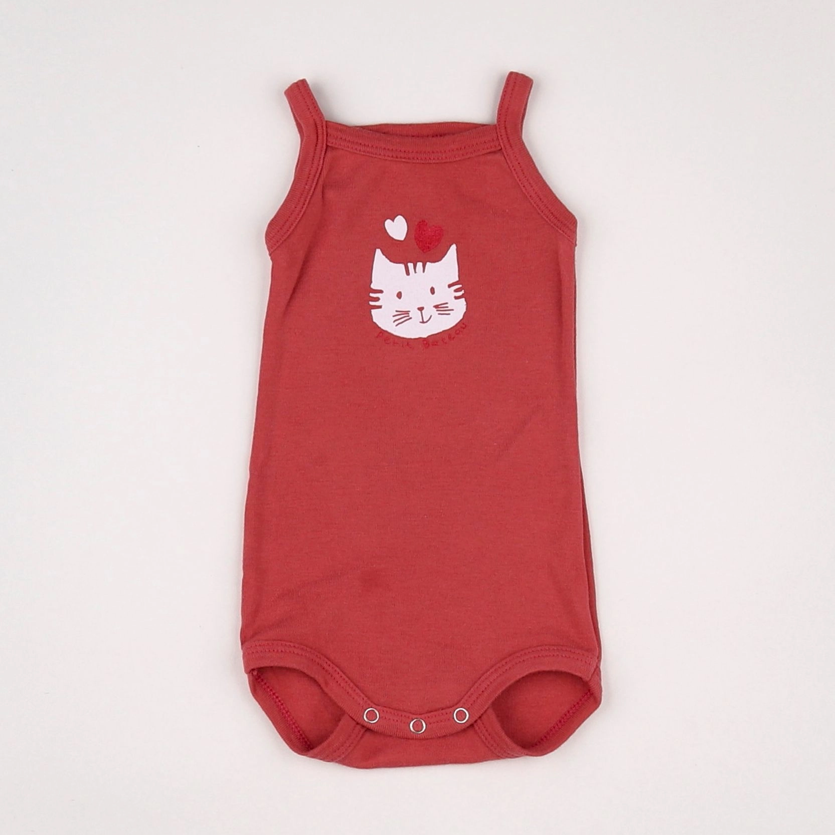 Petit Bateau - body rose - 3 mois