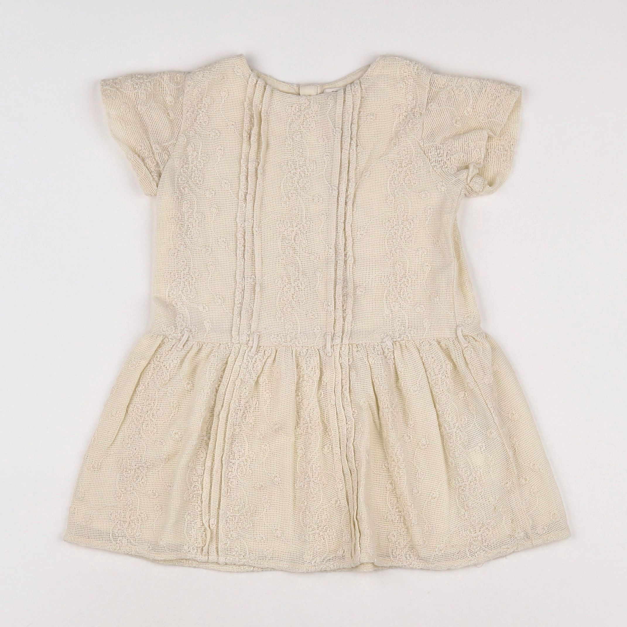 Zara - robe beige - 12/18 mois