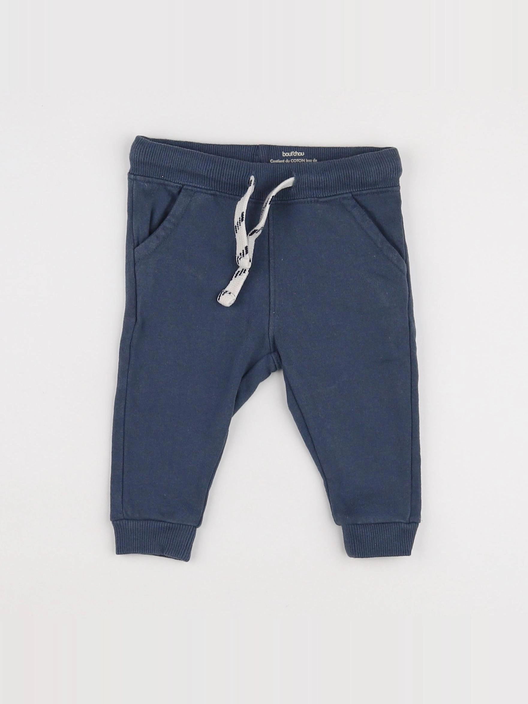 Boutchou - jogging bleu - 6 mois