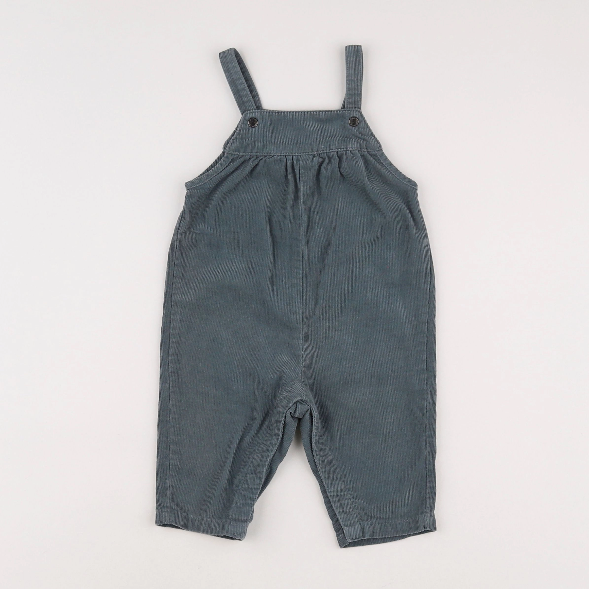 Vertbaudet - salopette gris - 6 mois