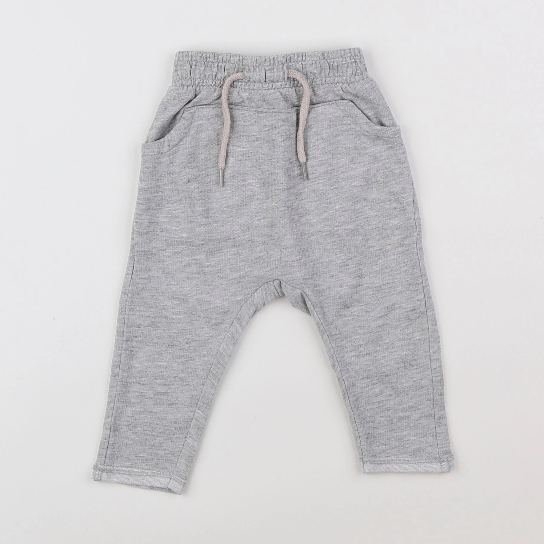 Vertbaudet - sarouel gris - 3 mois