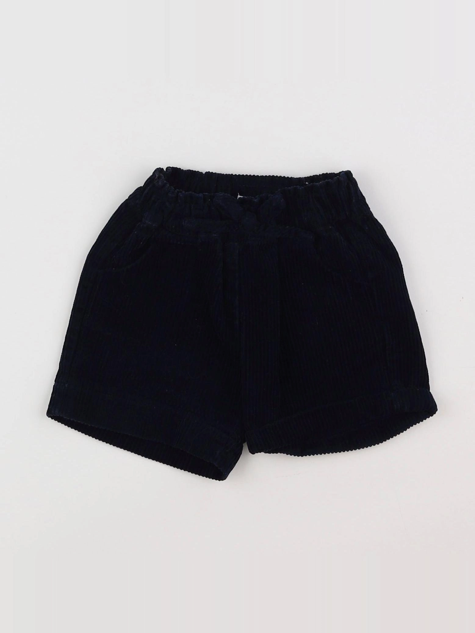 Vertbaudet - short bleu - 12 mois