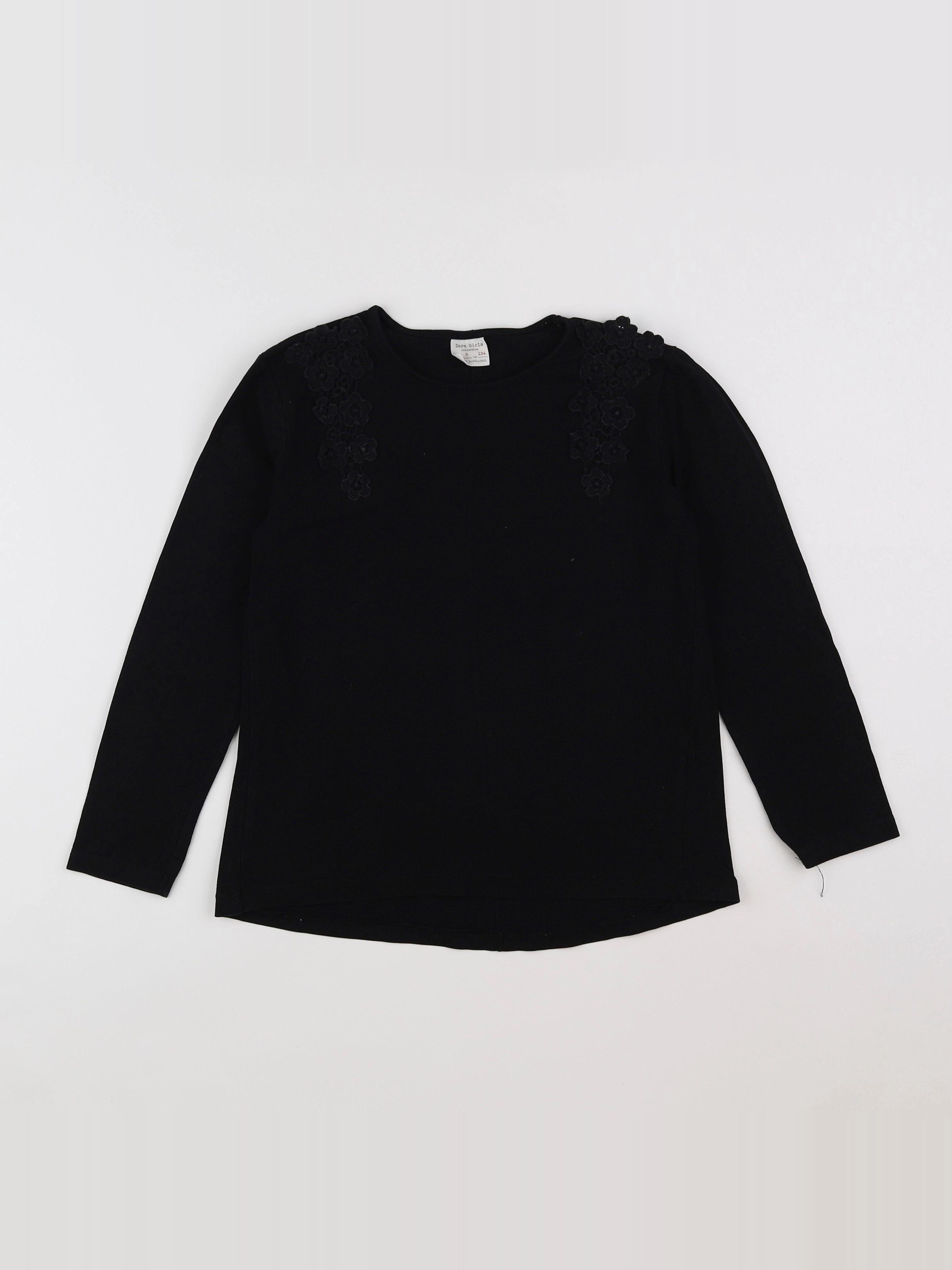 Zara - tee-shirt noir - 9 ans
