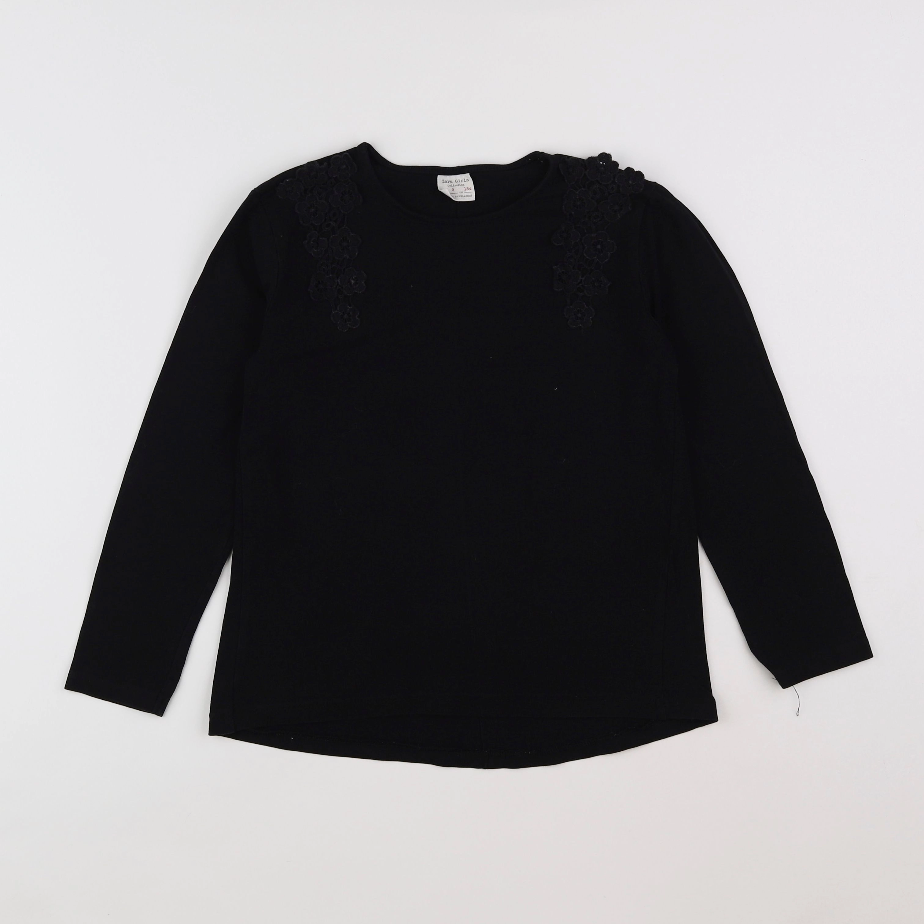 Zara - tee-shirt noir - 9 ans