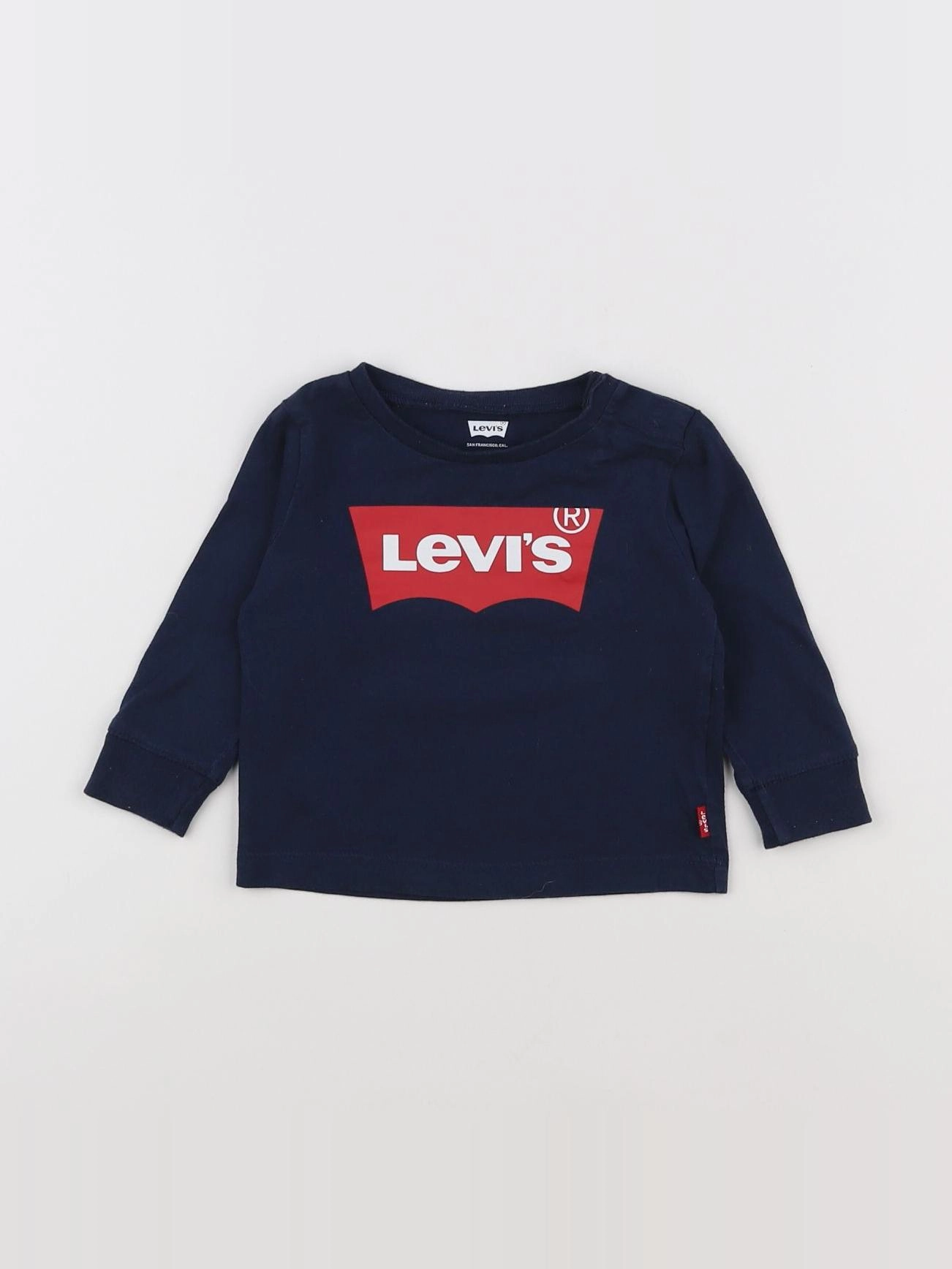 Levi's - tee-shirt bleu - 6 mois