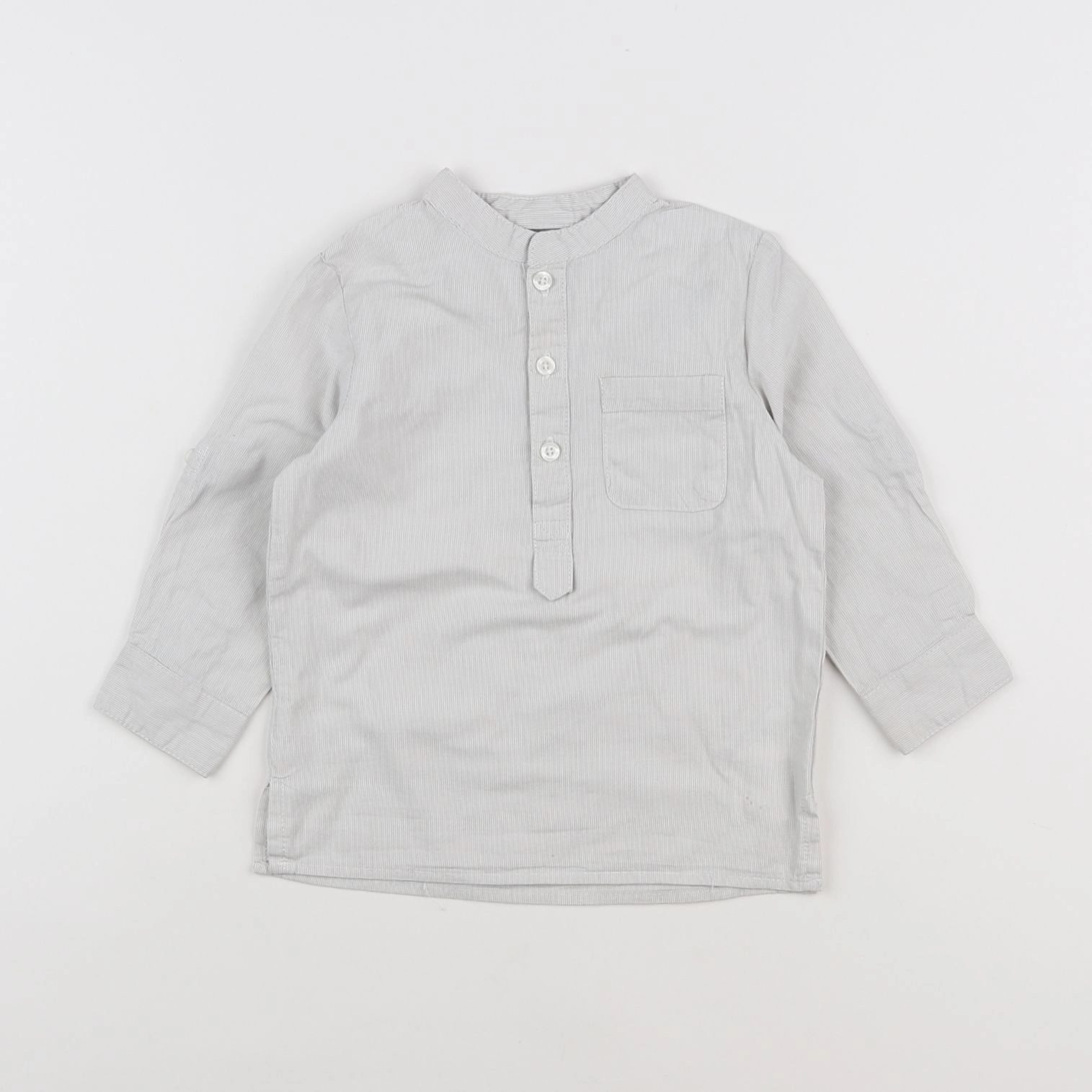Vertbaudet - chemise gris - 2 ans