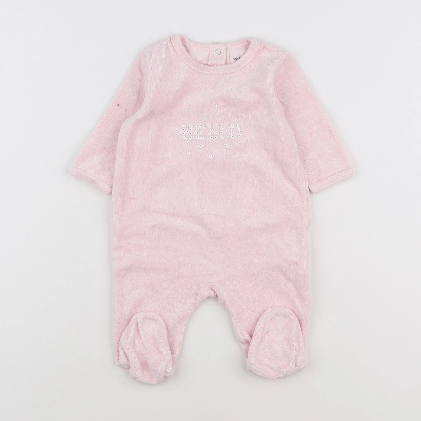 Vertbaudet - pyjama rose - 3 mois