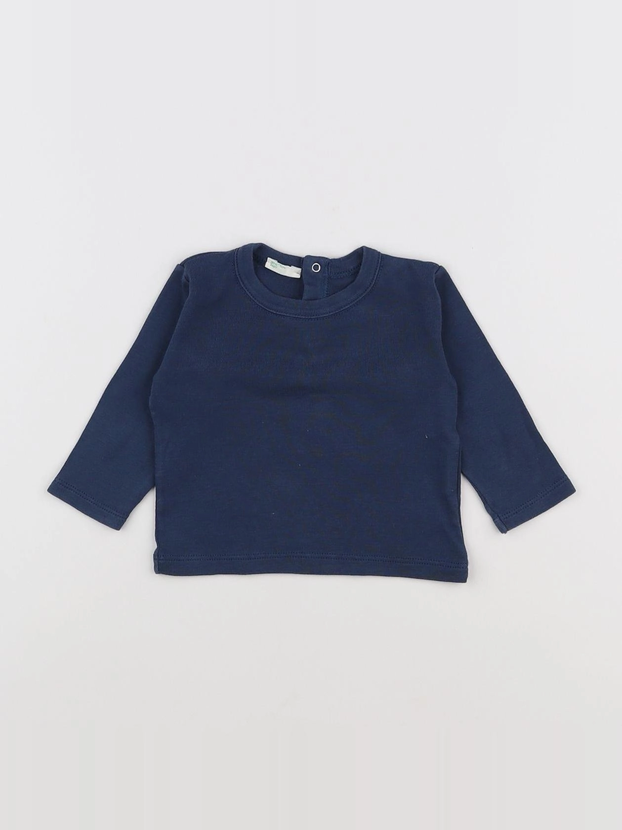 Benetton - tee-shirt bleu - 3/6 mois