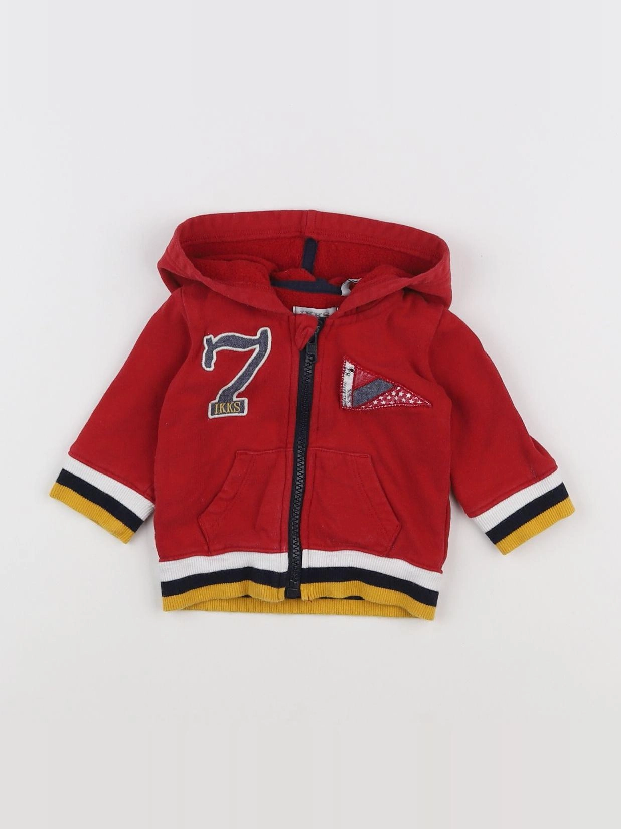 IKKS - sweat rouge - 3 mois