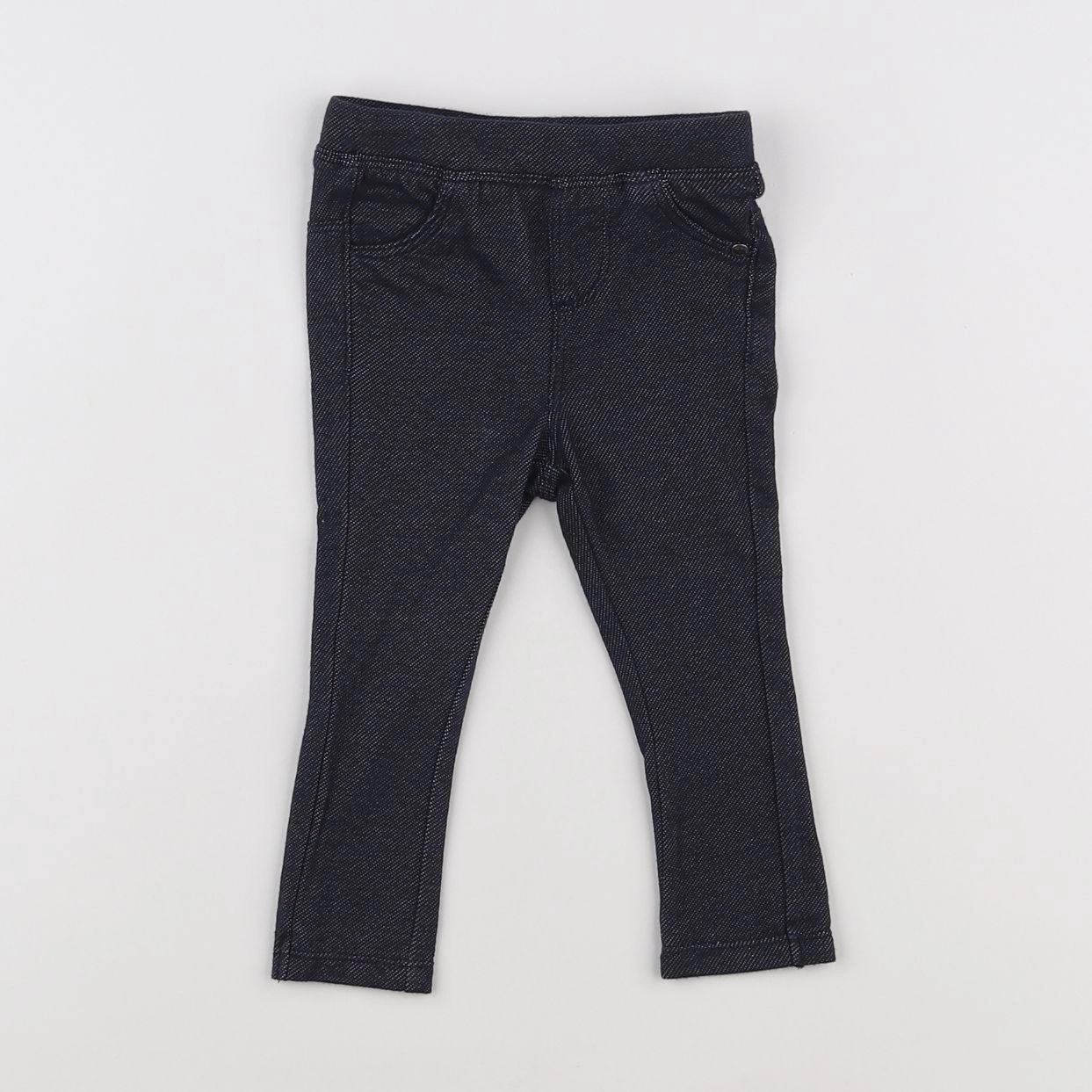 Vertbaudet - jegging bleu - 6 mois