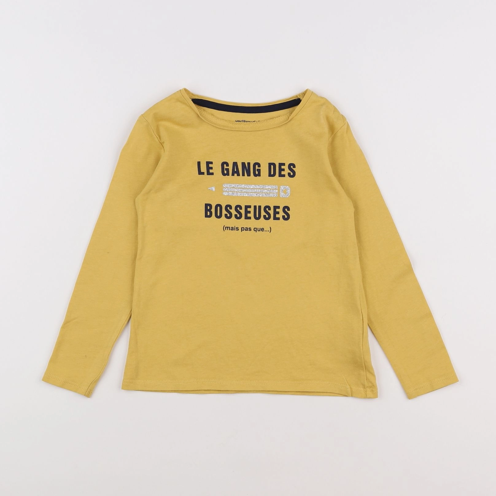 Vertbaudet - tee-shirt jaune - 4 ans