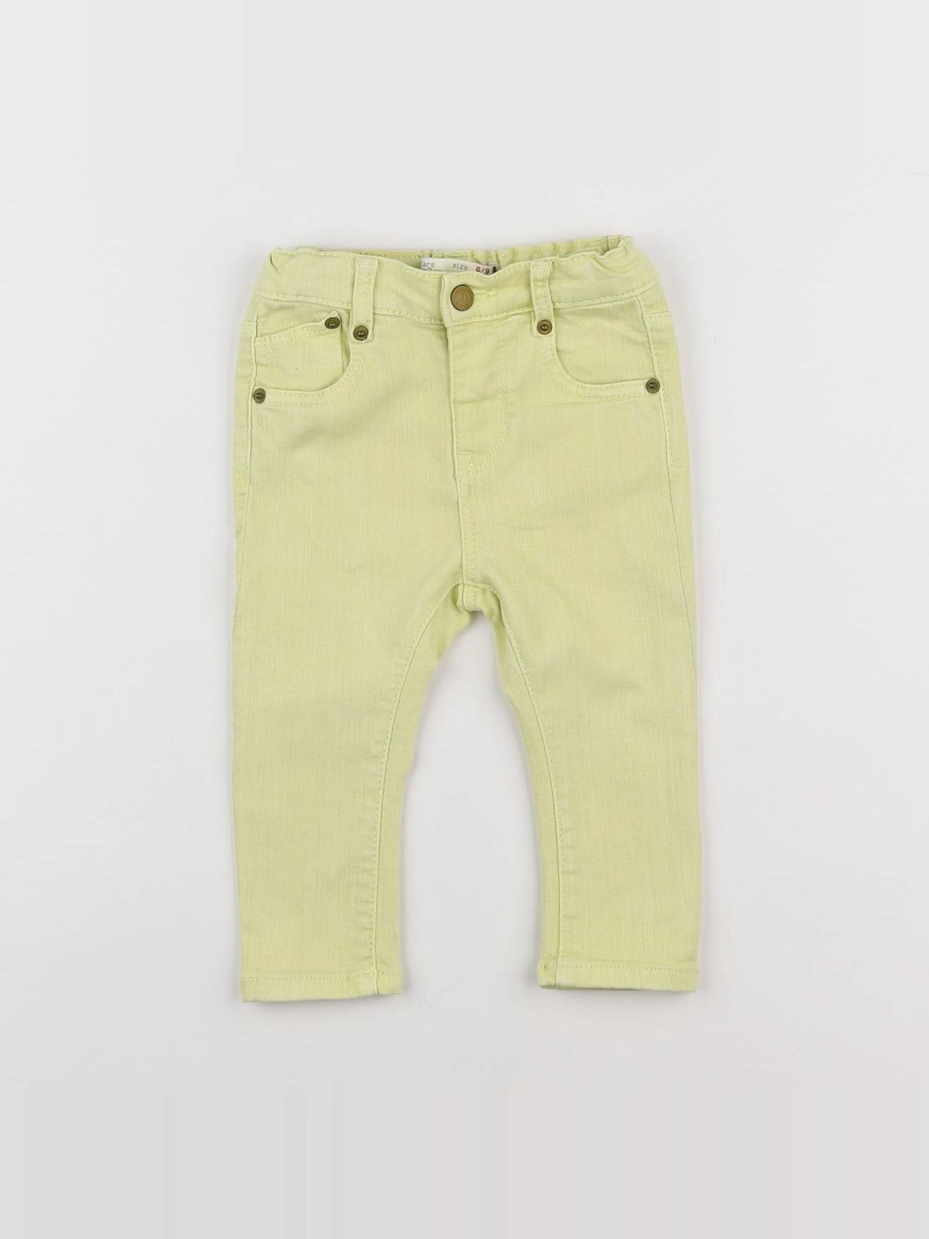 Zara - jean jaune - 6/9 mois