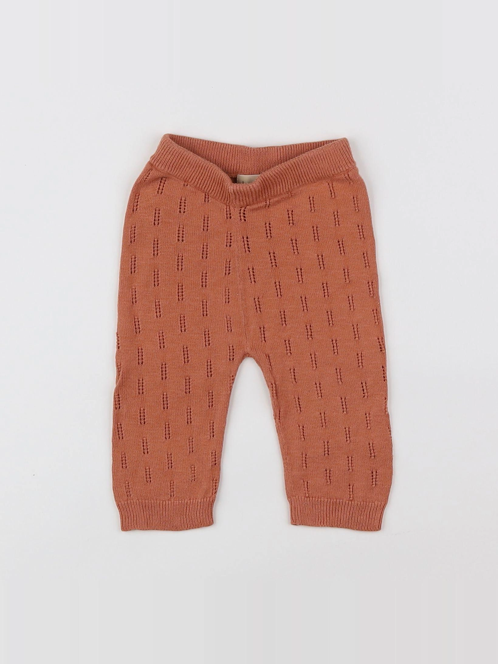 La Petite Collection - legging orange - 3 mois
